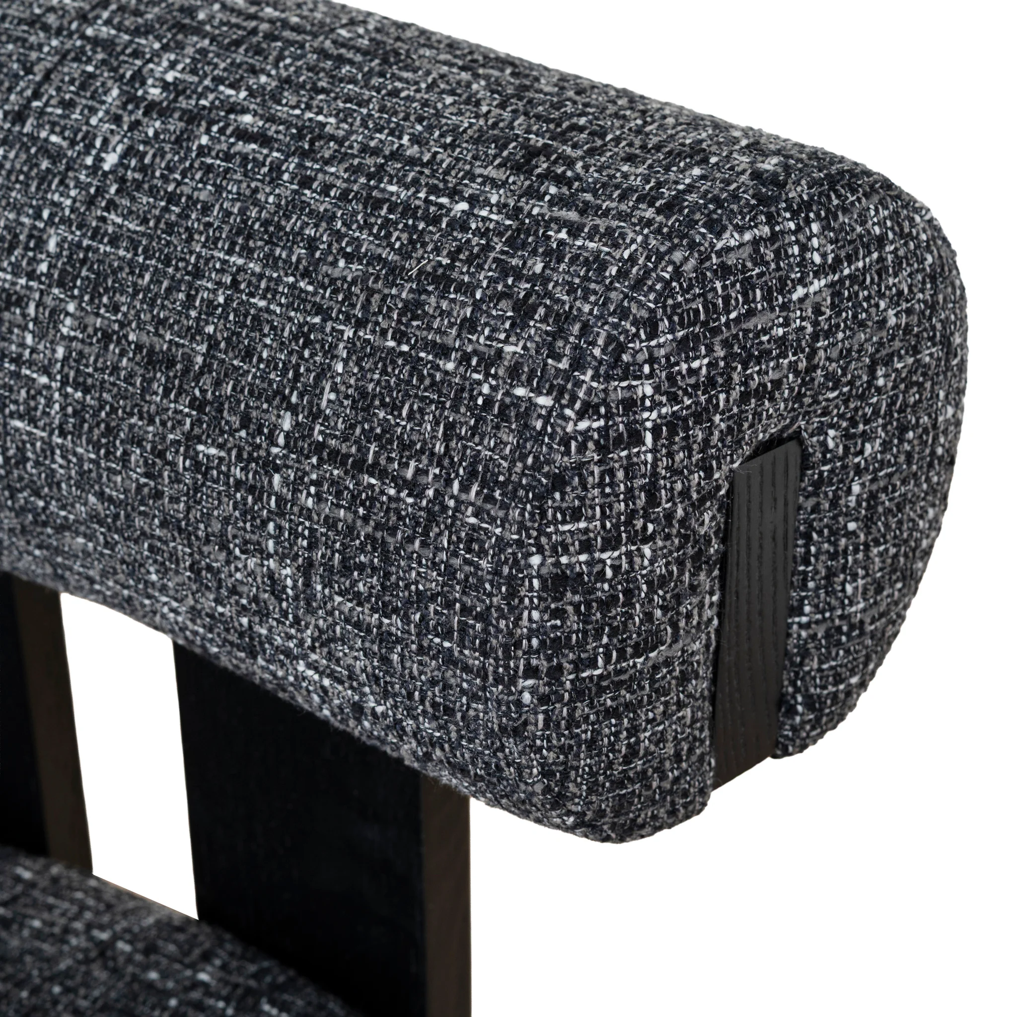 CDC10480-OLS Black Dining Chair - Field Charcoal (Set of 2) - Image 9