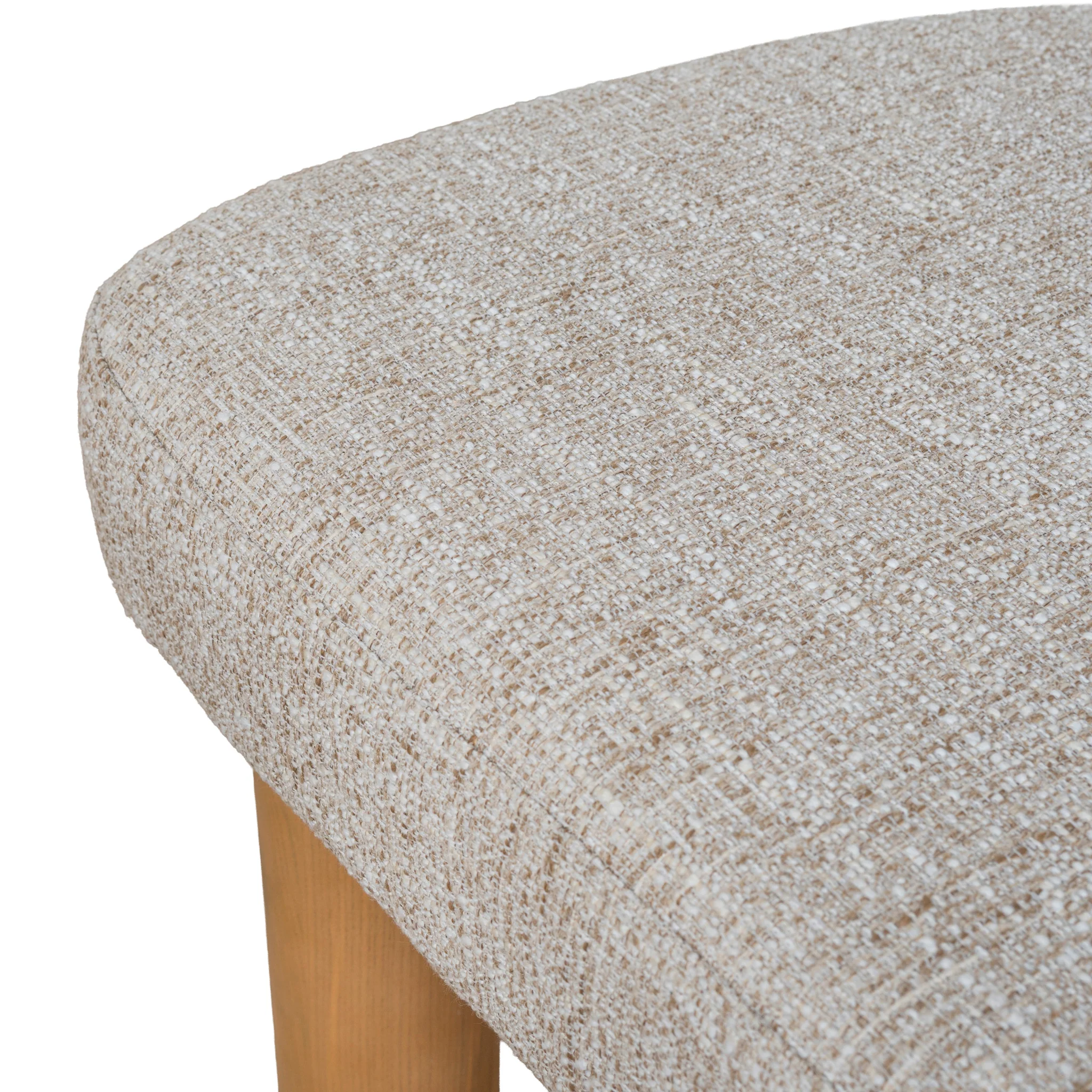 CDC10496-OLS Natural Dining Chair - Pale Beige (Set of 2) - Image 10