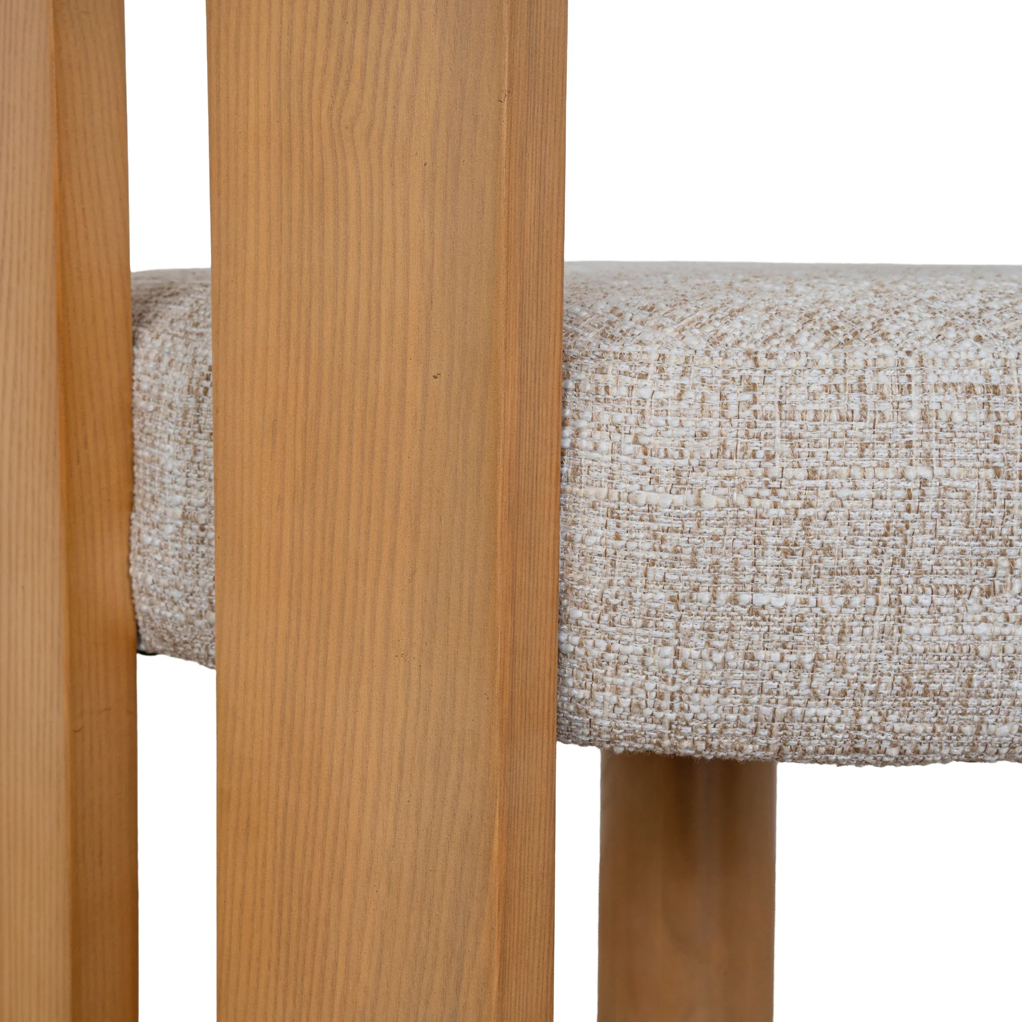 CDC10496-OLS Natural Dining Chair - Pale Beige (Set of 2) - Image 12