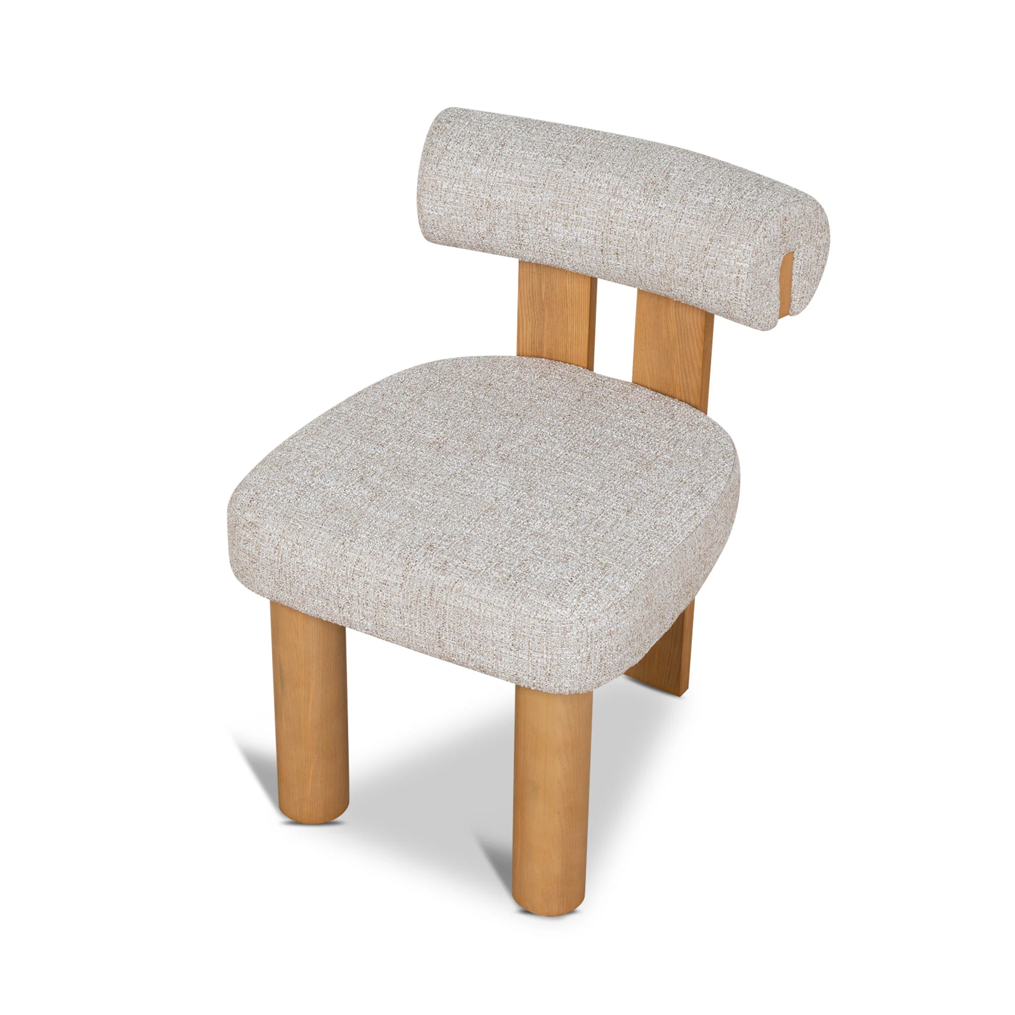 CDC10496-OLS Natural Dining Chair - Pale Beige (Set of 2) - Image 15