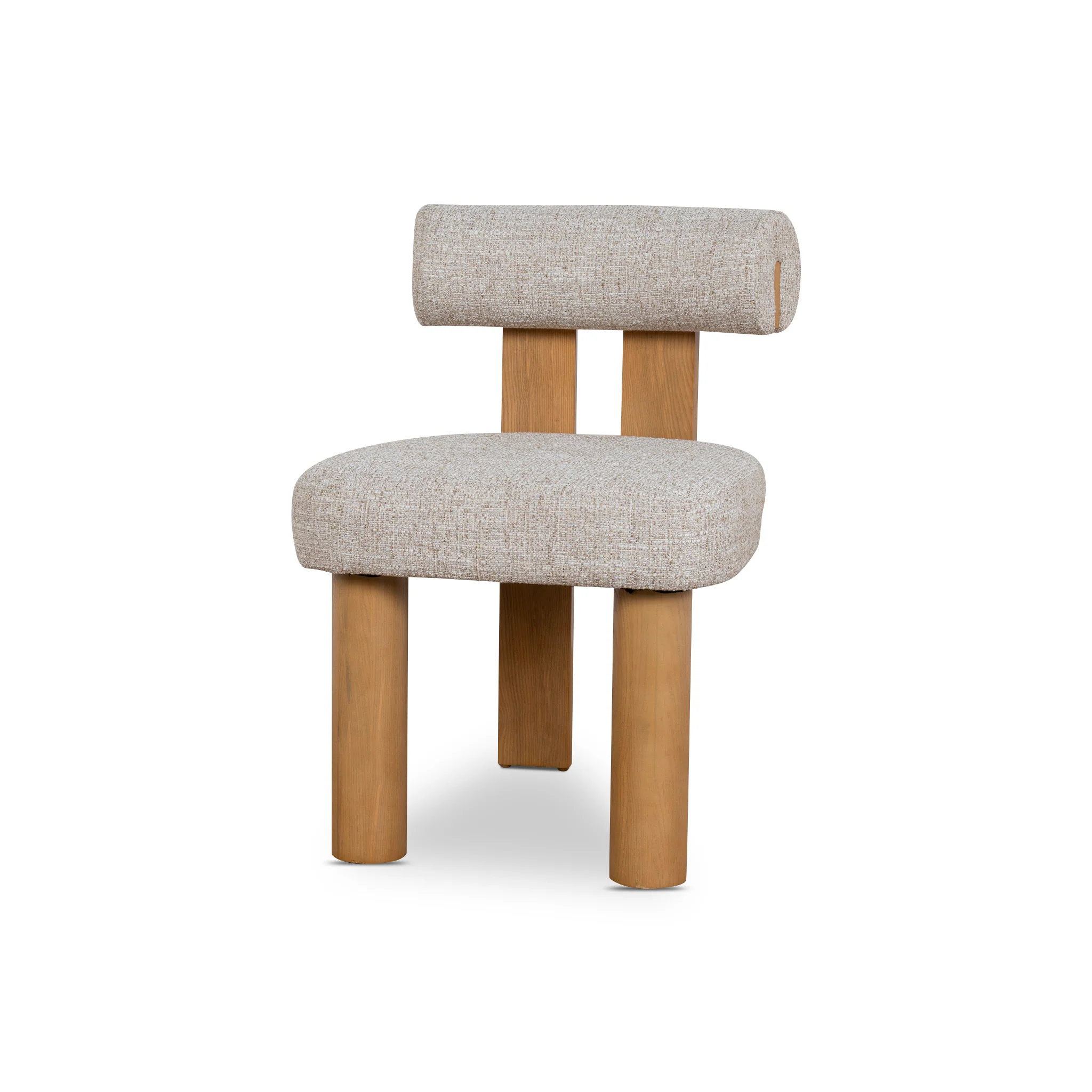 CDC10496-OLS Natural Dining Chair - Pale Beige (Set of 2) - Image 2