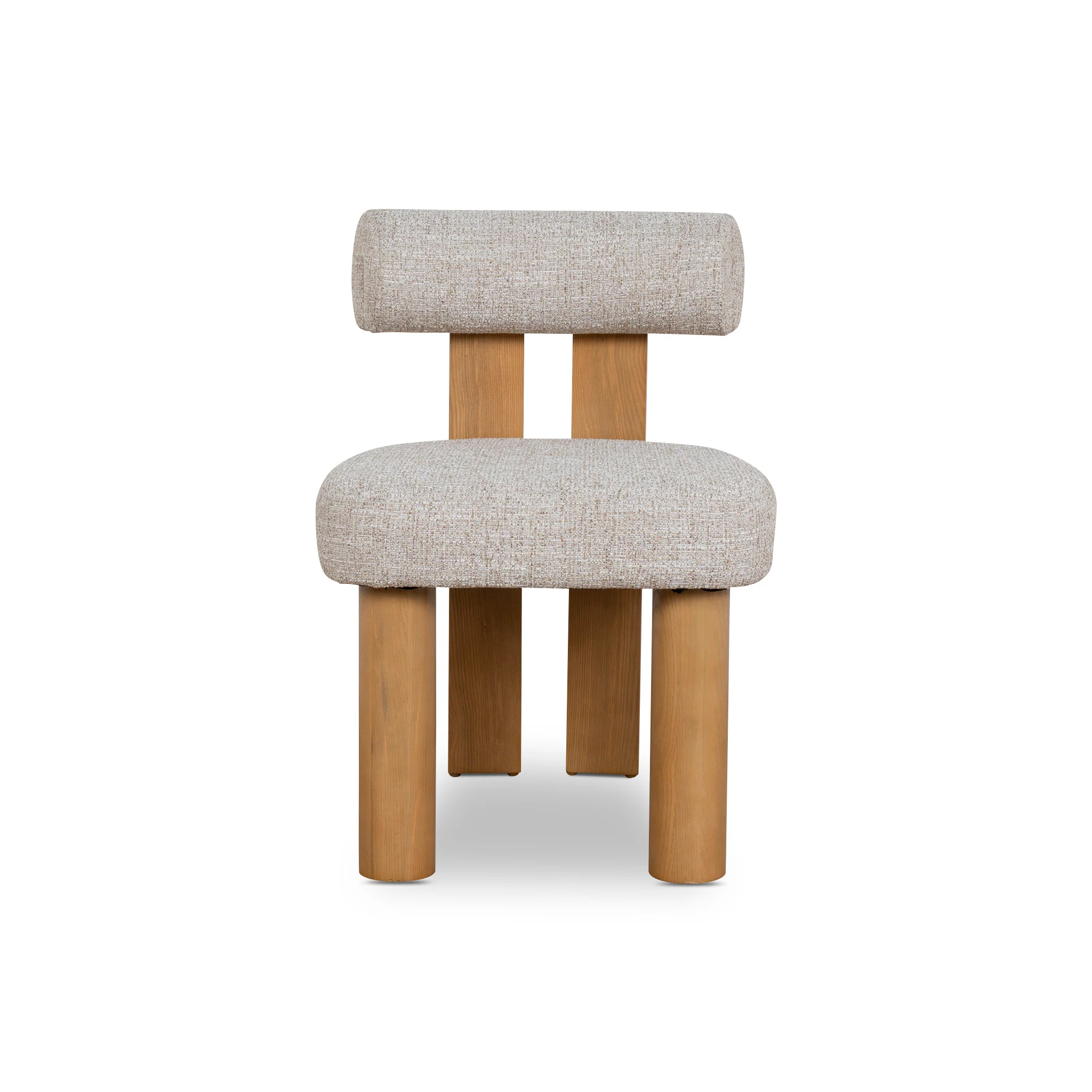 CDC10496-OLS Natural Dining Chair - Pale Beige (Set of 2) - Image 3