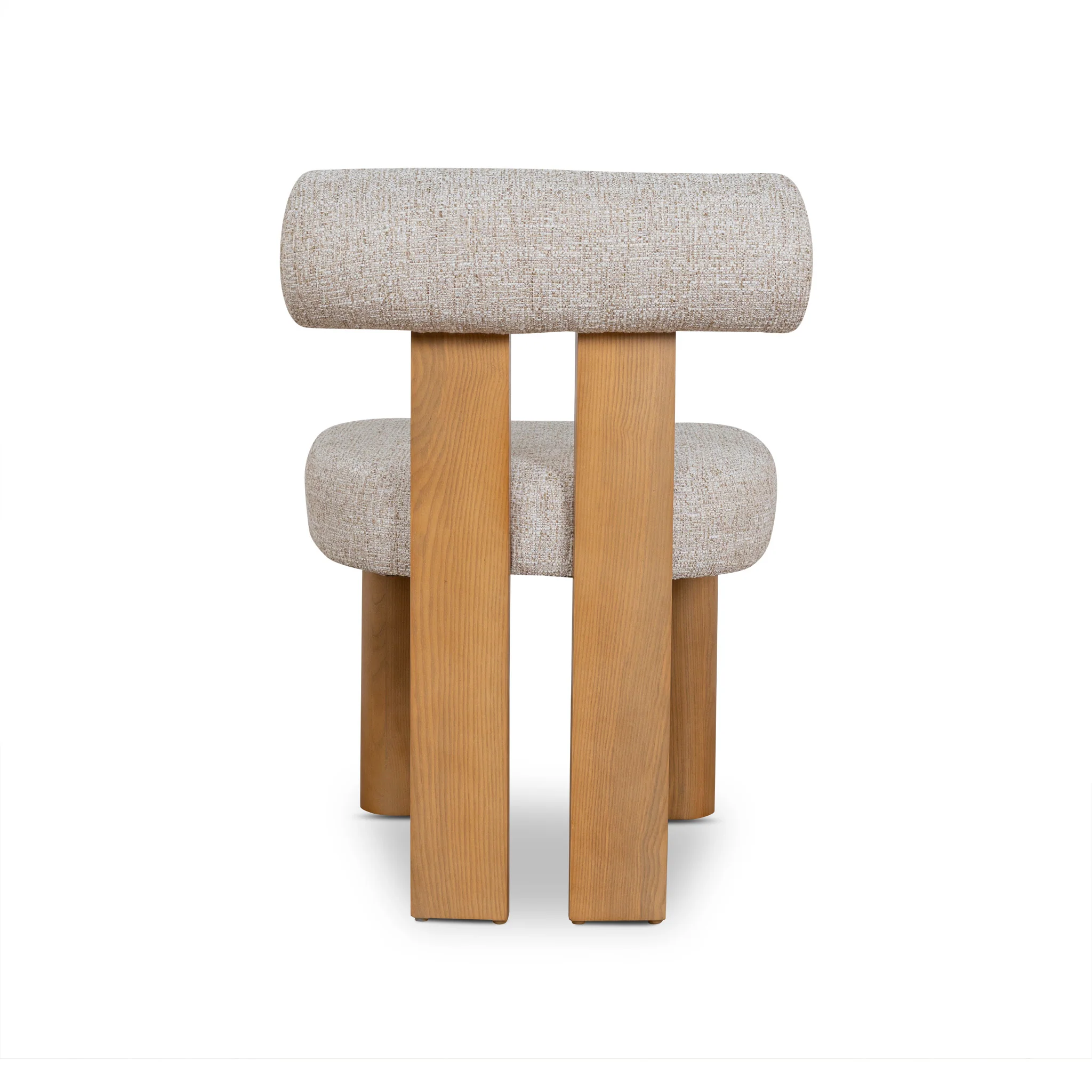CDC10496-OLS Natural Dining Chair - Pale Beige (Set of 2) - Image 6