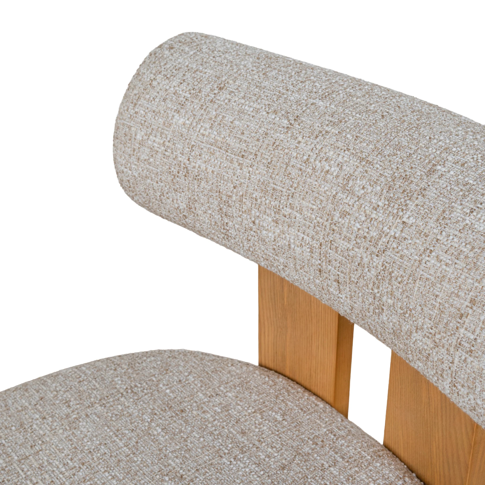 CDC10496-OLS Natural Dining Chair - Pale Beige (Set of 2) - Image 8
