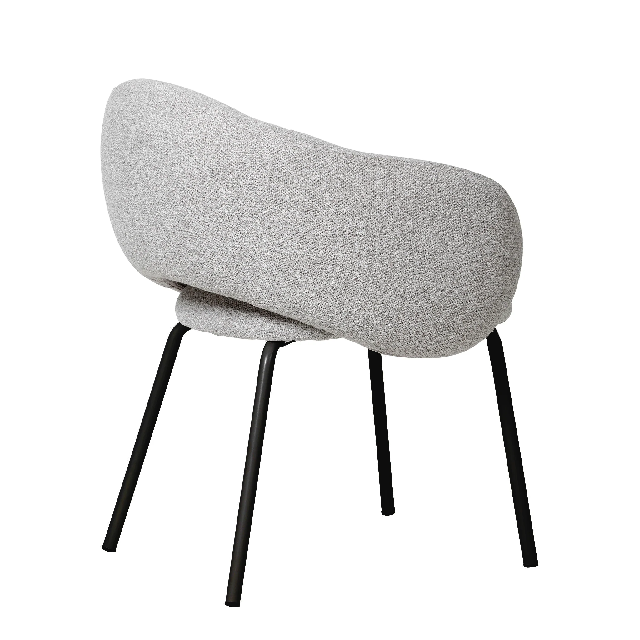 CDC10536-FH Black Dining Chair - Clay Grey (Set of 2) - Image 5
