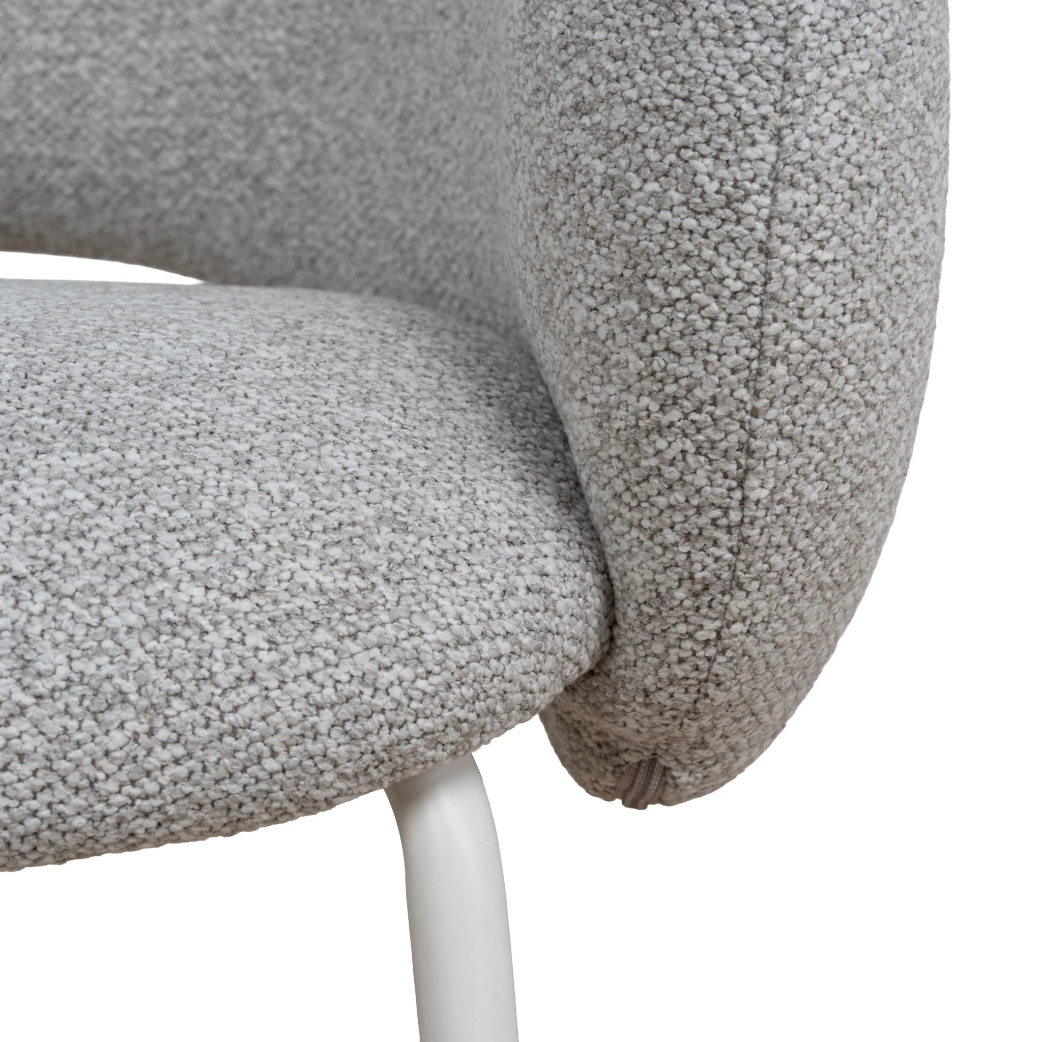 CDC10537-FH White Dining Chair - Clay Grey (Set of 2) - Image 12