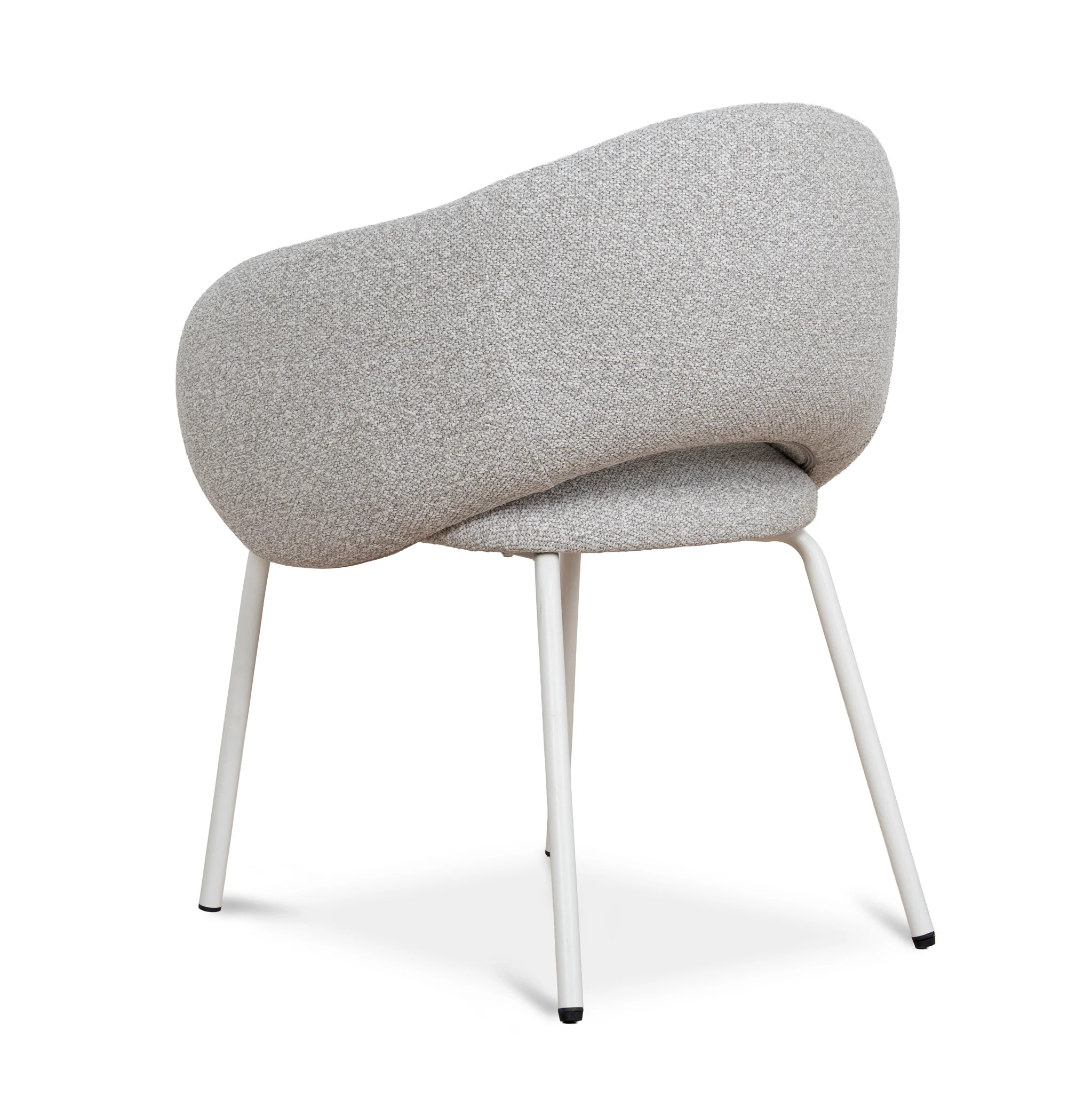 CDC10537-FH White Dining Chair - Clay Grey (Set of 2) - Image 5