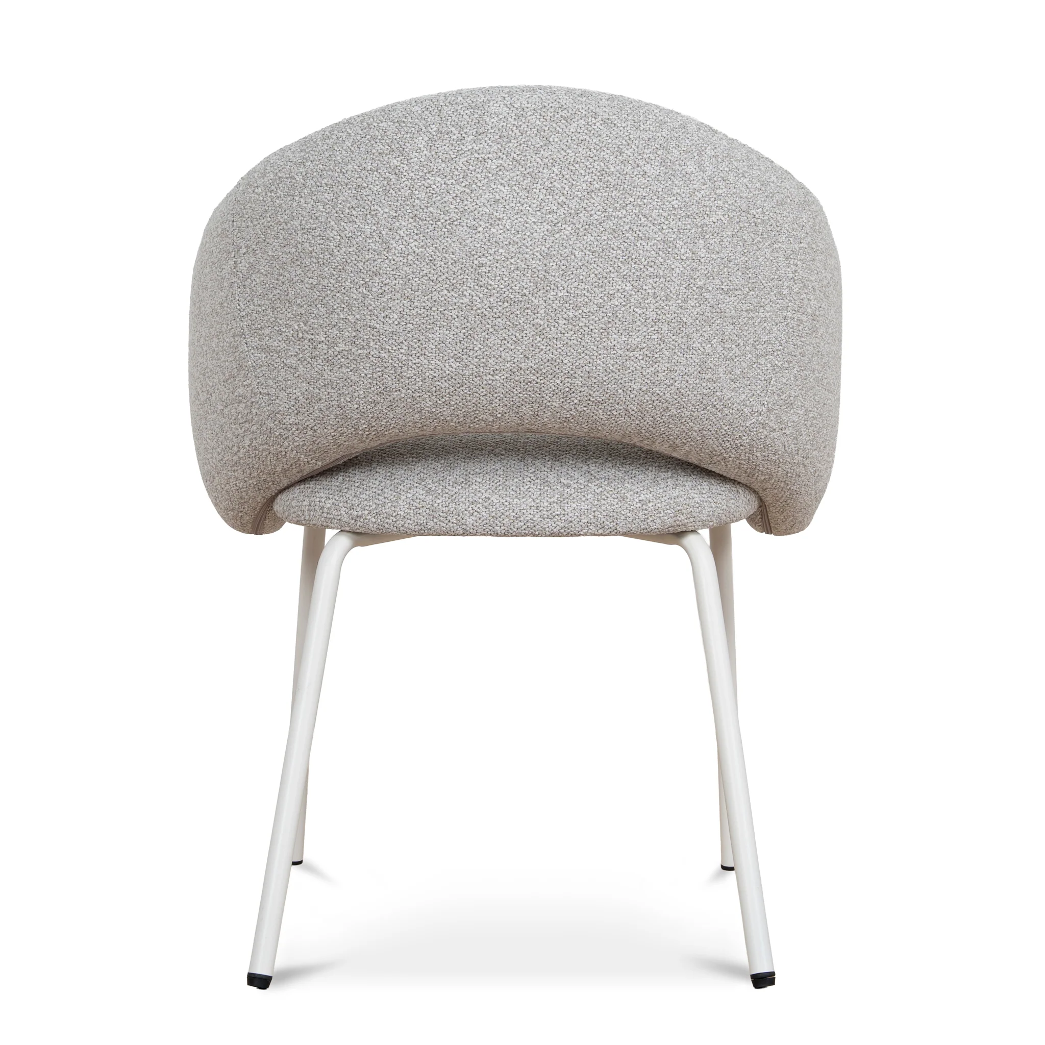 CDC10537-FH White Dining Chair - Clay Grey (Set of 2) - Image 6