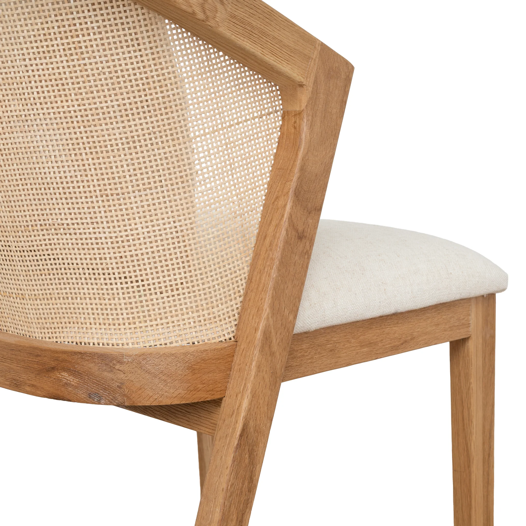 CDC10553-LJ Fabric Dining Chair - Dawn Beige (Set of 2) - Image 10