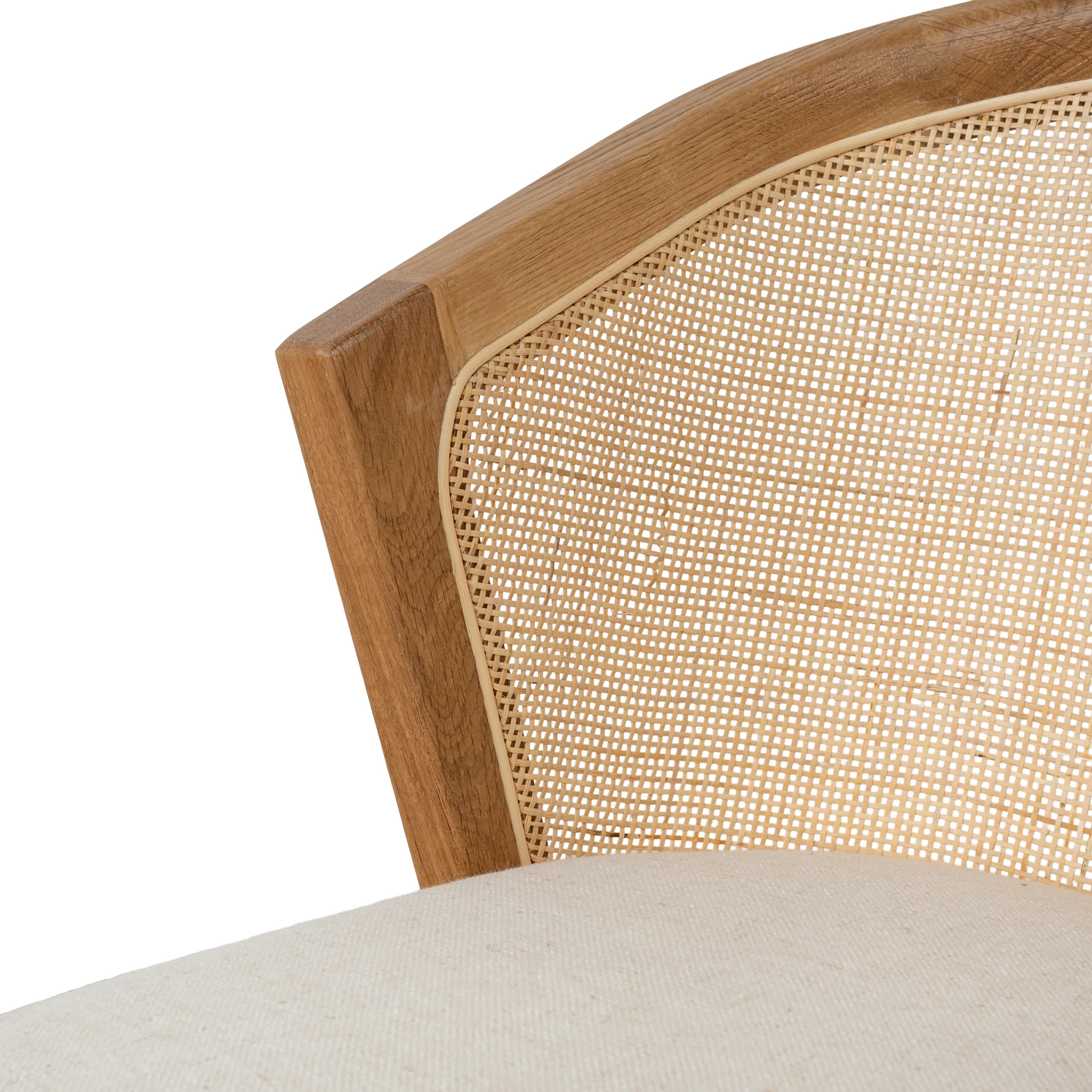 CDC10553-LJ Fabric Dining Chair - Dawn Beige (Set of 2) - Image 11