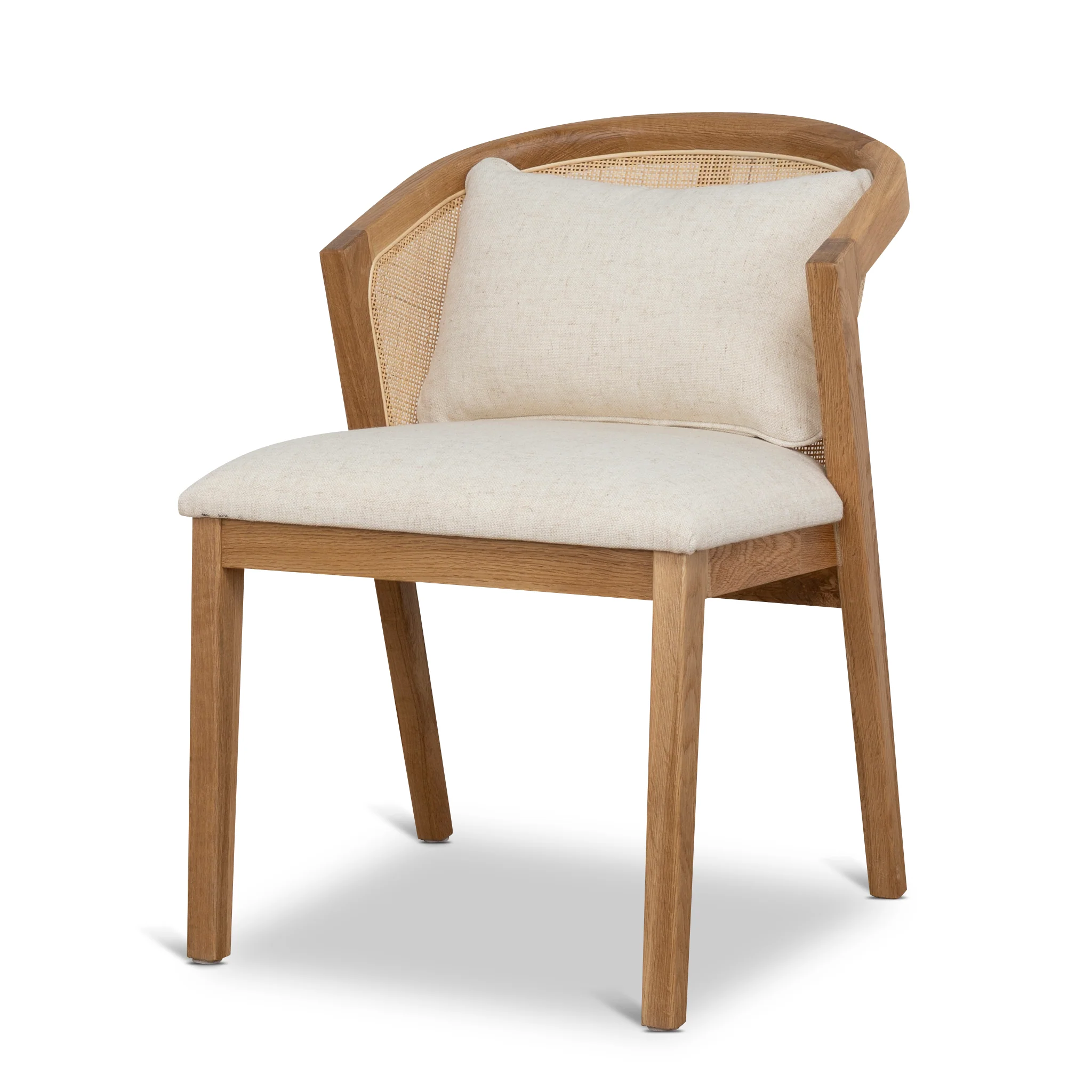 CDC10553-LJ Fabric Dining Chair - Dawn Beige (Set of 2) - Image 13