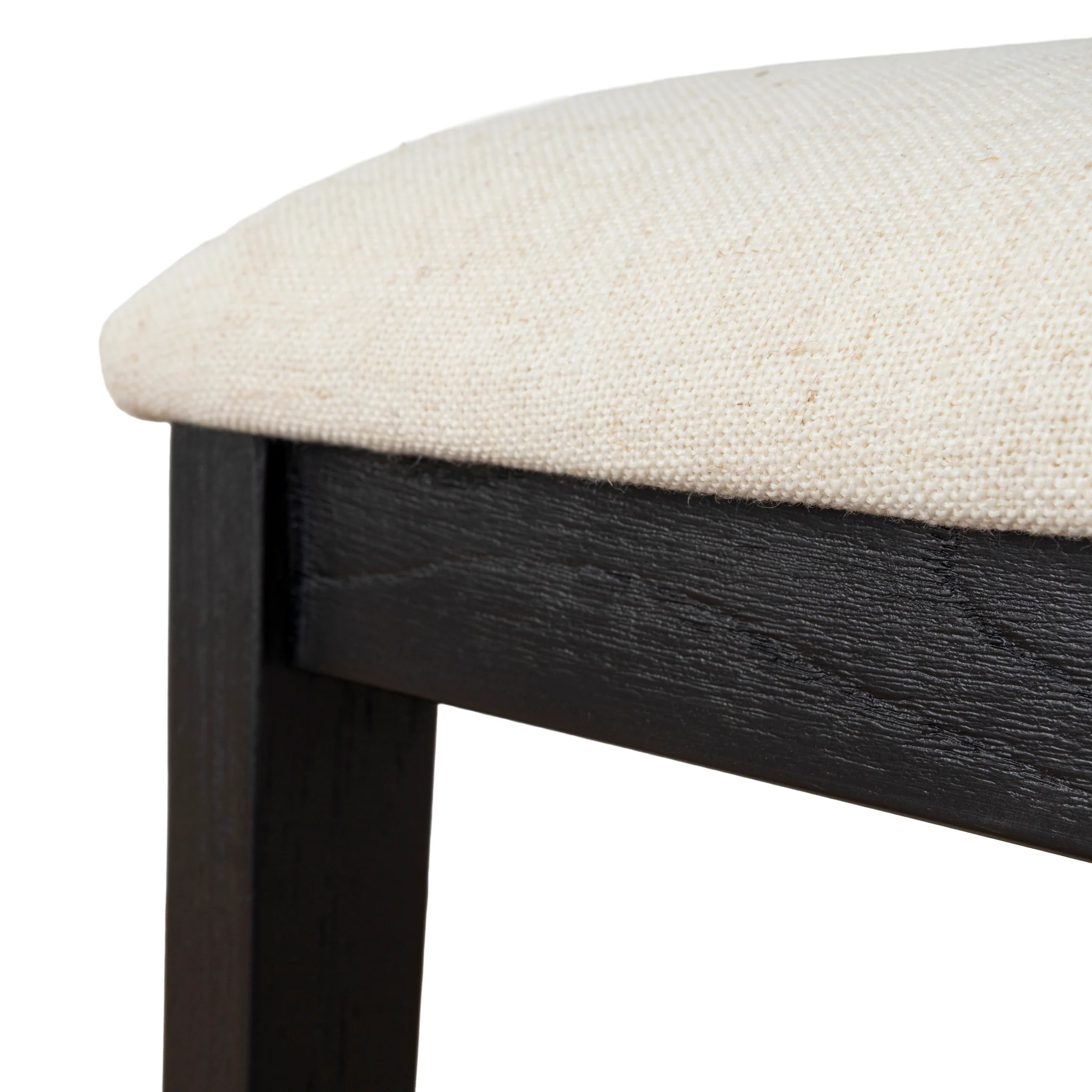 CDC10554-LJ Black ELM Dining Chair - Dawn Beige (Set of 2) - Image 11