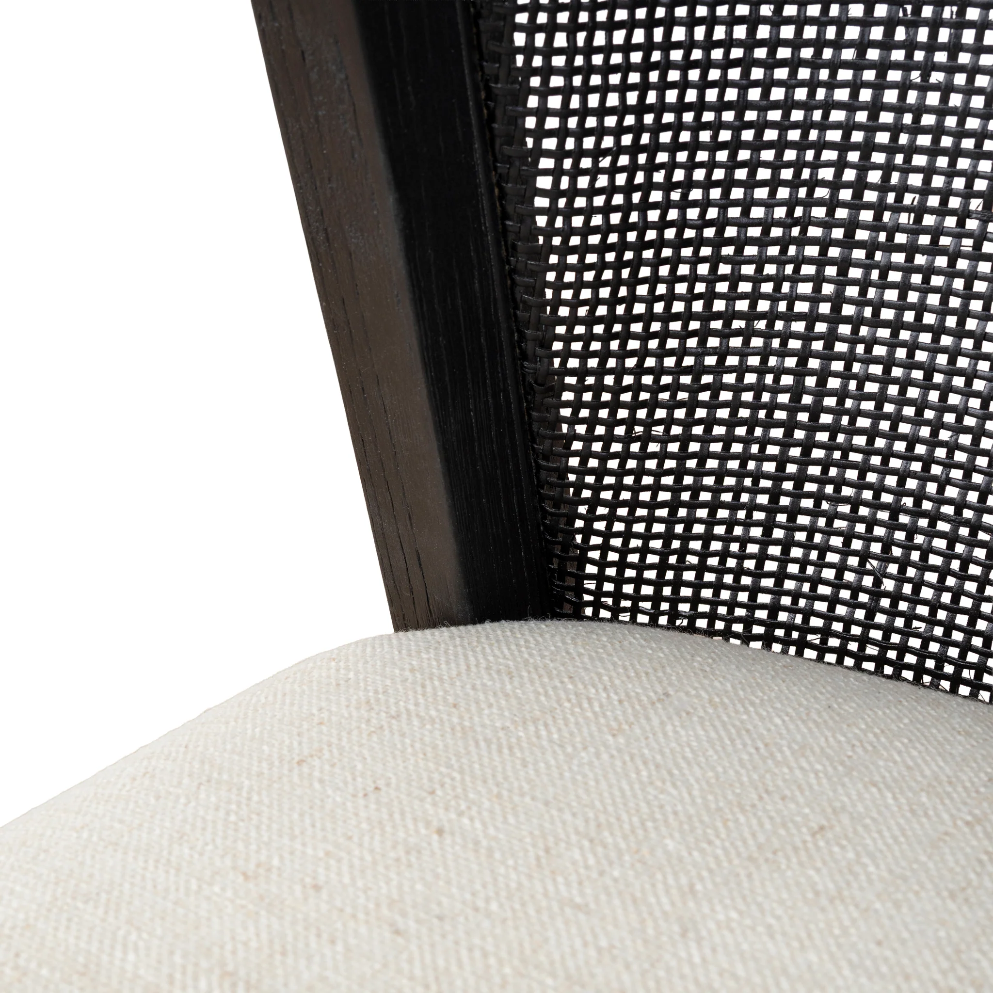 CDC10554-LJ Black ELM Dining Chair - Dawn Beige (Set of 2) - Image 12