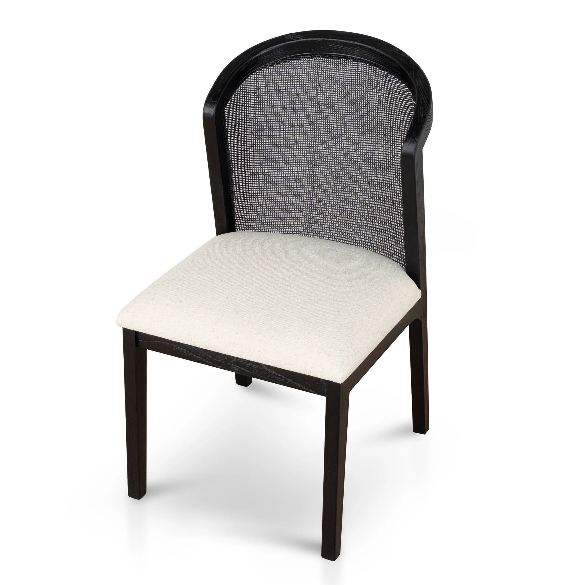 CDC10554-LJ Black ELM Dining Chair - Dawn Beige (Set of 2) - Image 15