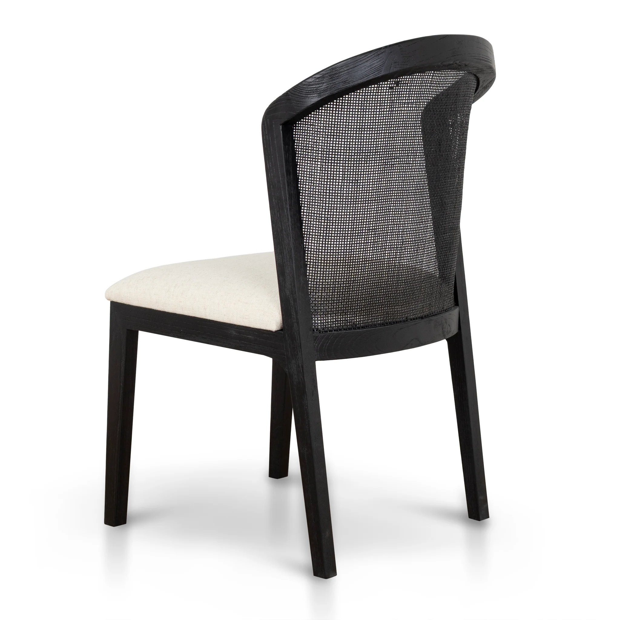 CDC10554-LJ Black ELM Dining Chair - Dawn Beige (Set of 2) - Image 5