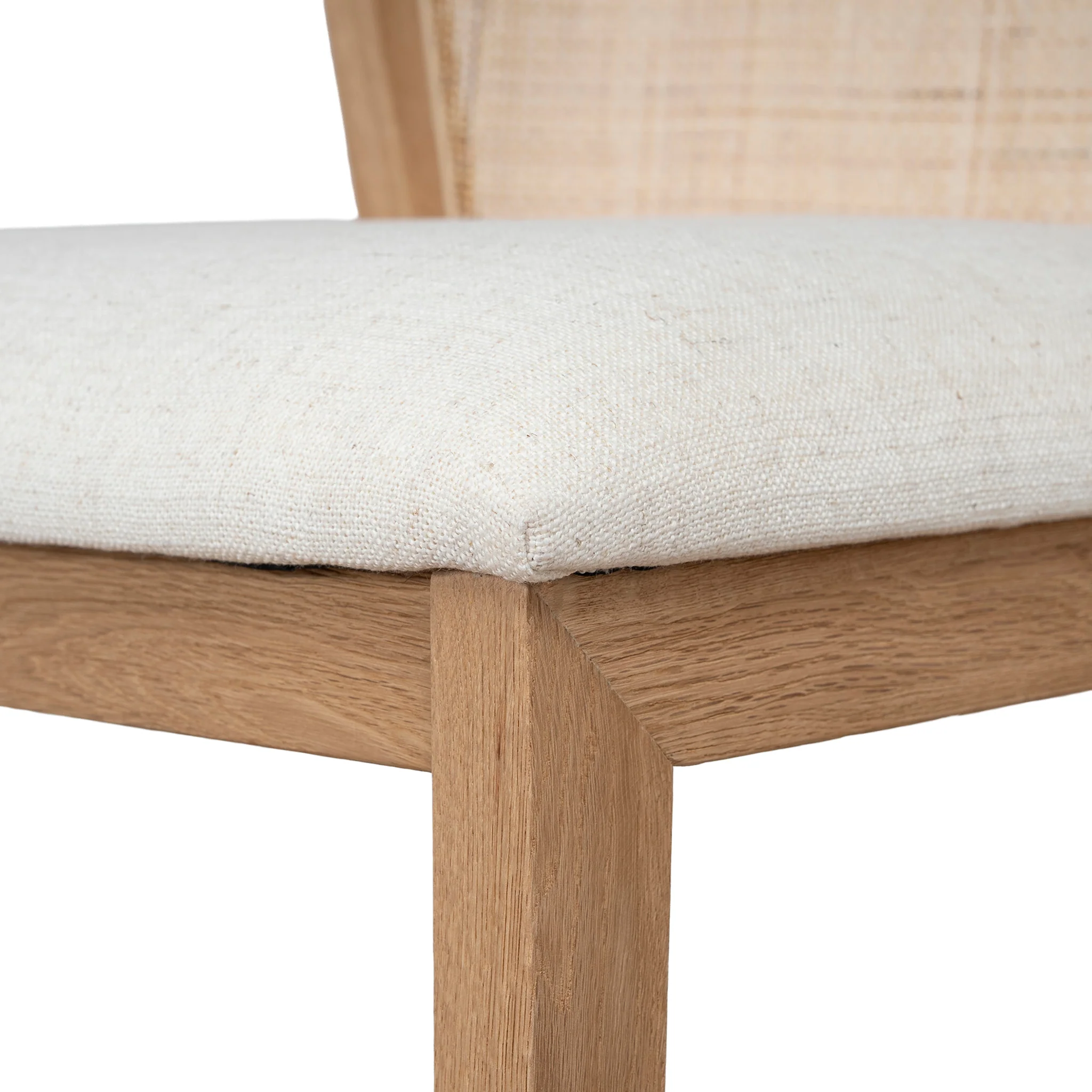 CDC10561-LJ Fabric Dining Chair - Dawn Beige (Set of 2) - Image 11