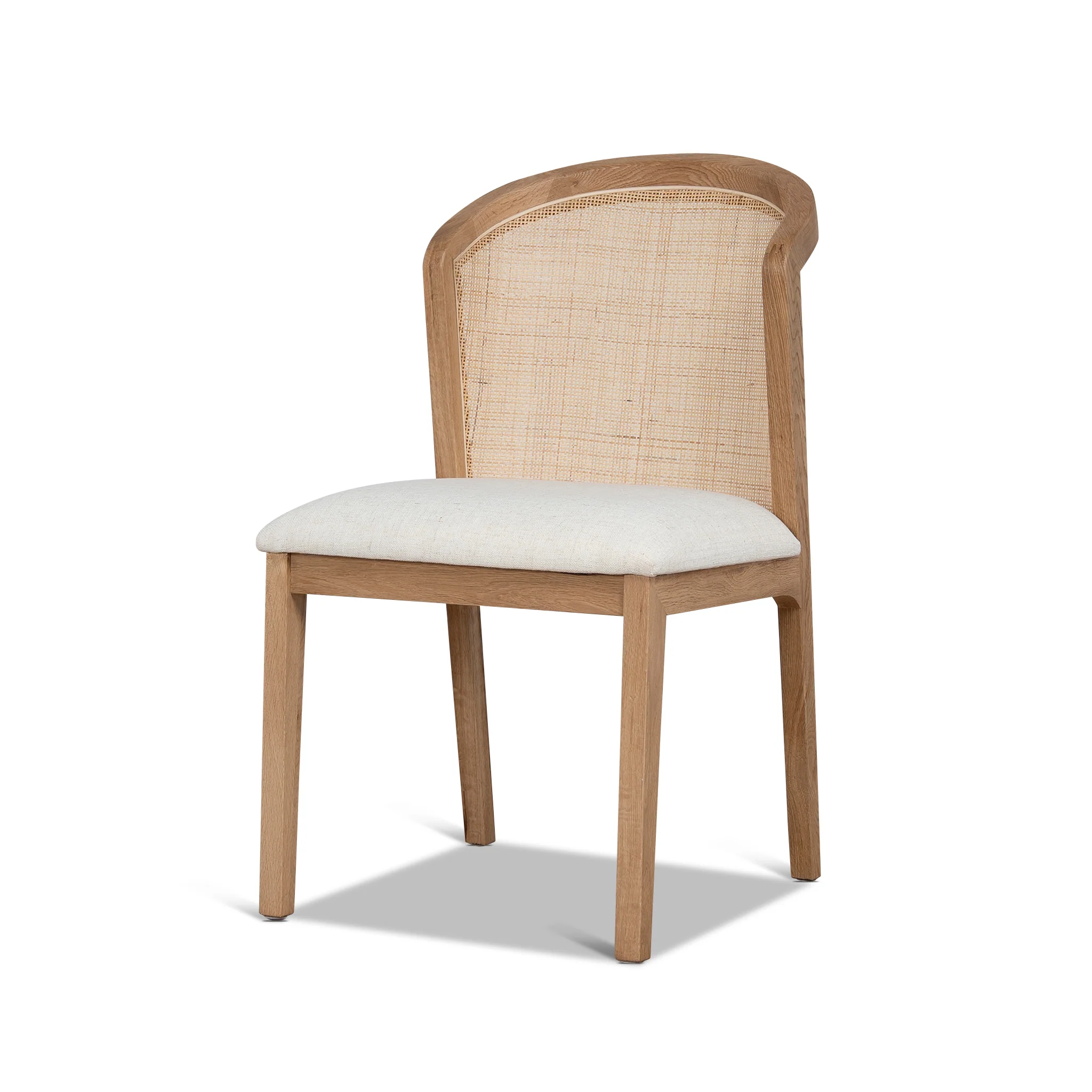CDC10561-LJ Fabric Dining Chair - Dawn Beige (Set of 2) - Image 3