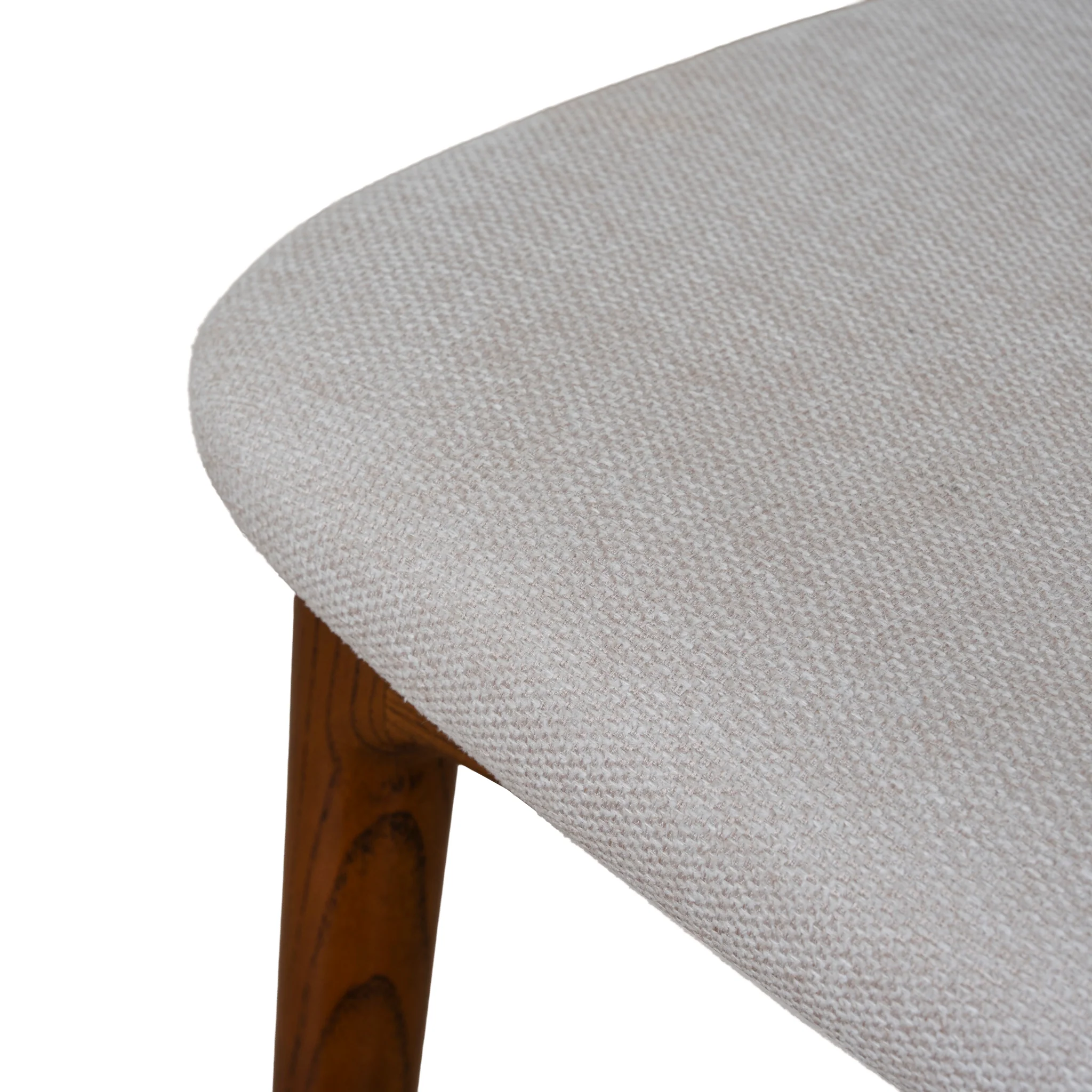 CDC10570-NX Walnut Dining Chair - Naxos Beige (Set of 2) - Image 10