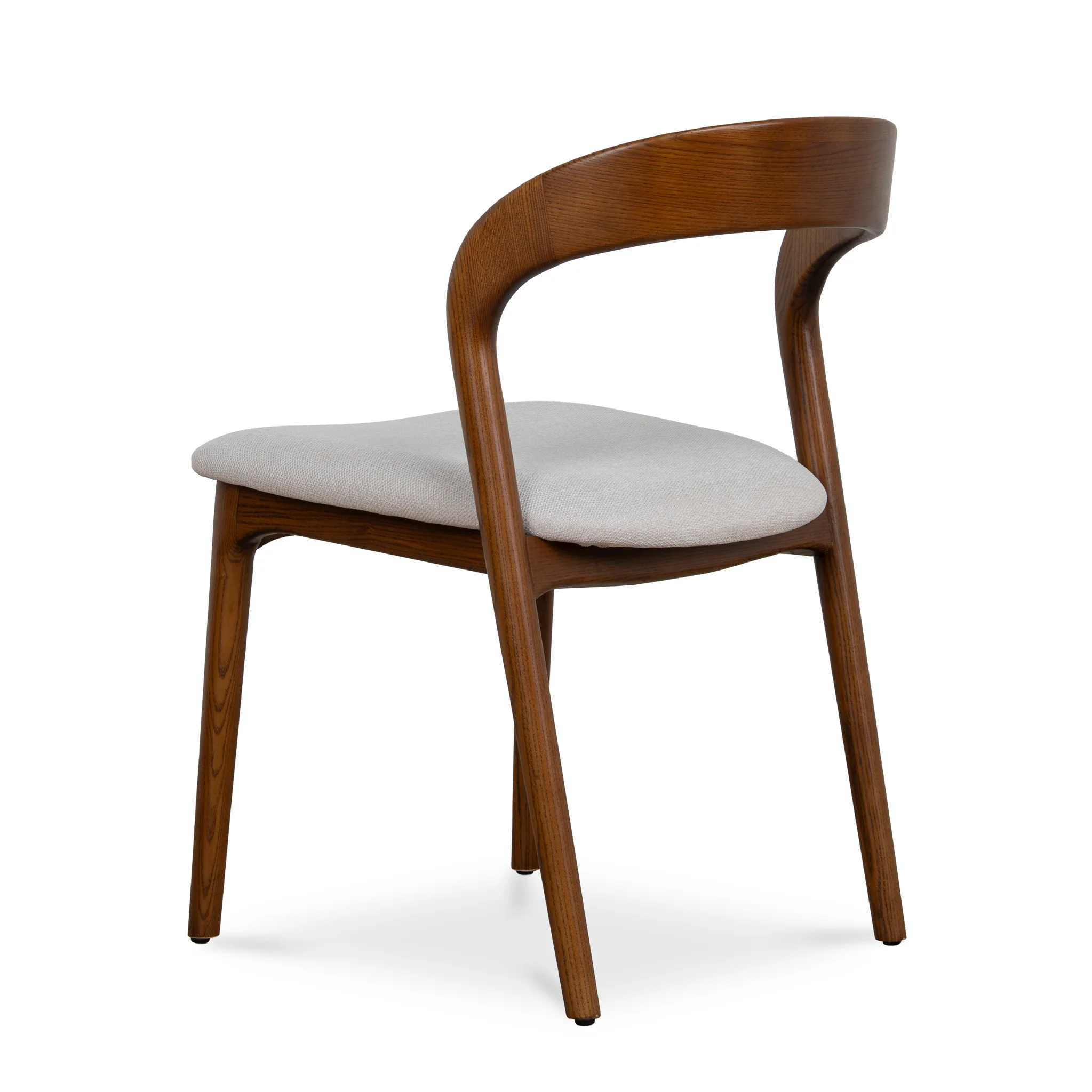 CDC10570-NX Walnut Dining Chair - Naxos Beige (Set of 2) - Image 5