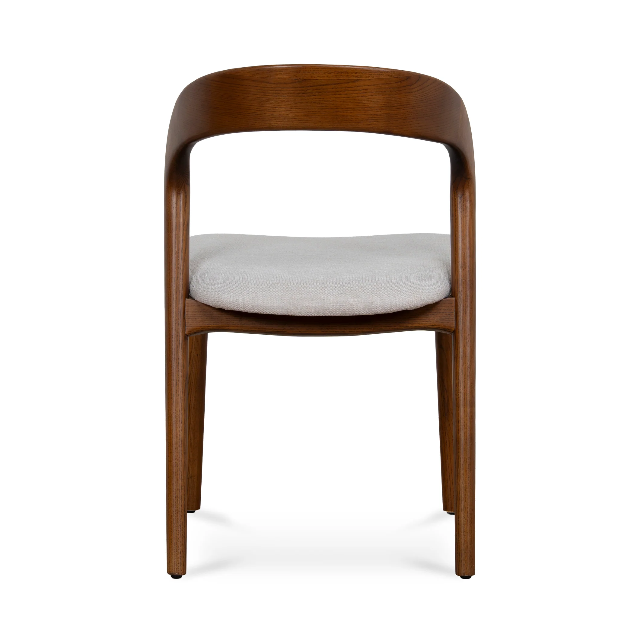 CDC10570-NX Walnut Dining Chair - Naxos Beige (Set of 2) - Image 6