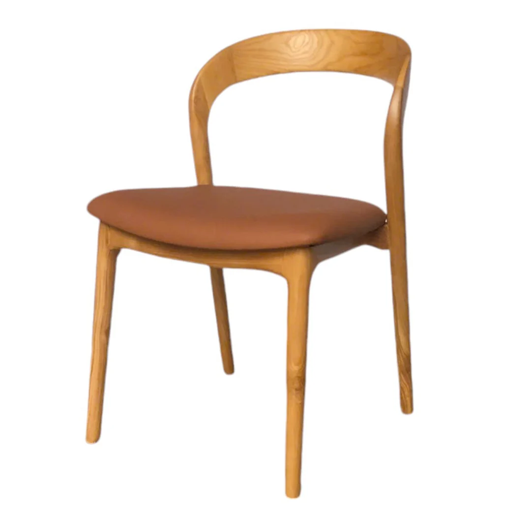 CDC10571-NX Natural Dining Chair - Naxos Tan (Set of 2) - Image 4