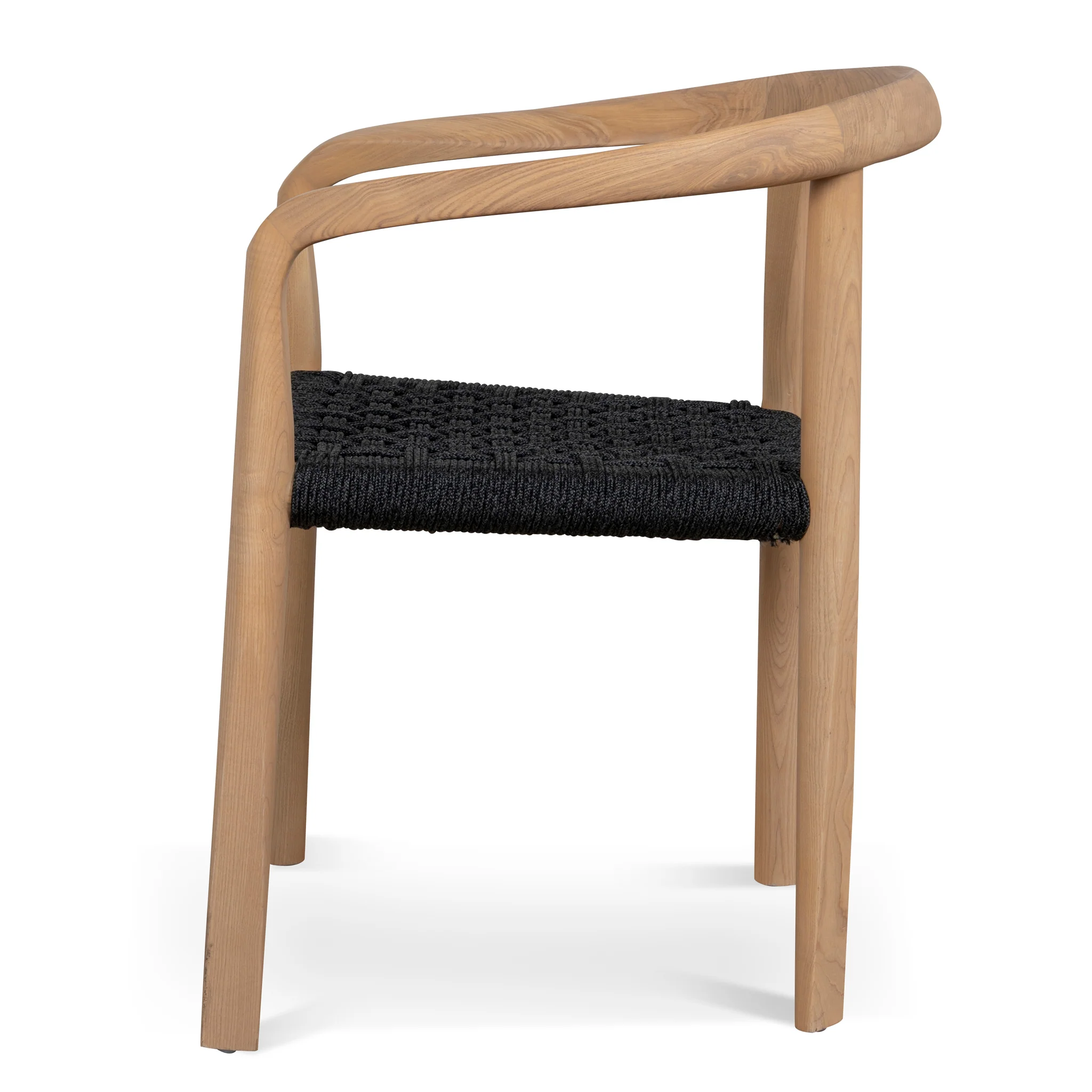 CDC10581-NX Natural Dining Chair - Naxos Charcoal Rope (Set of 2) - Image 4