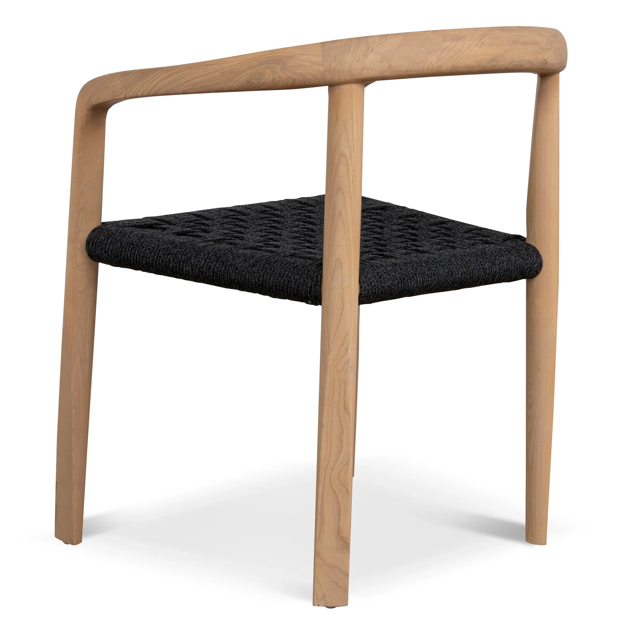 CDC10581-NX Natural Dining Chair - Naxos Charcoal Rope (Set of 2) - Image 5