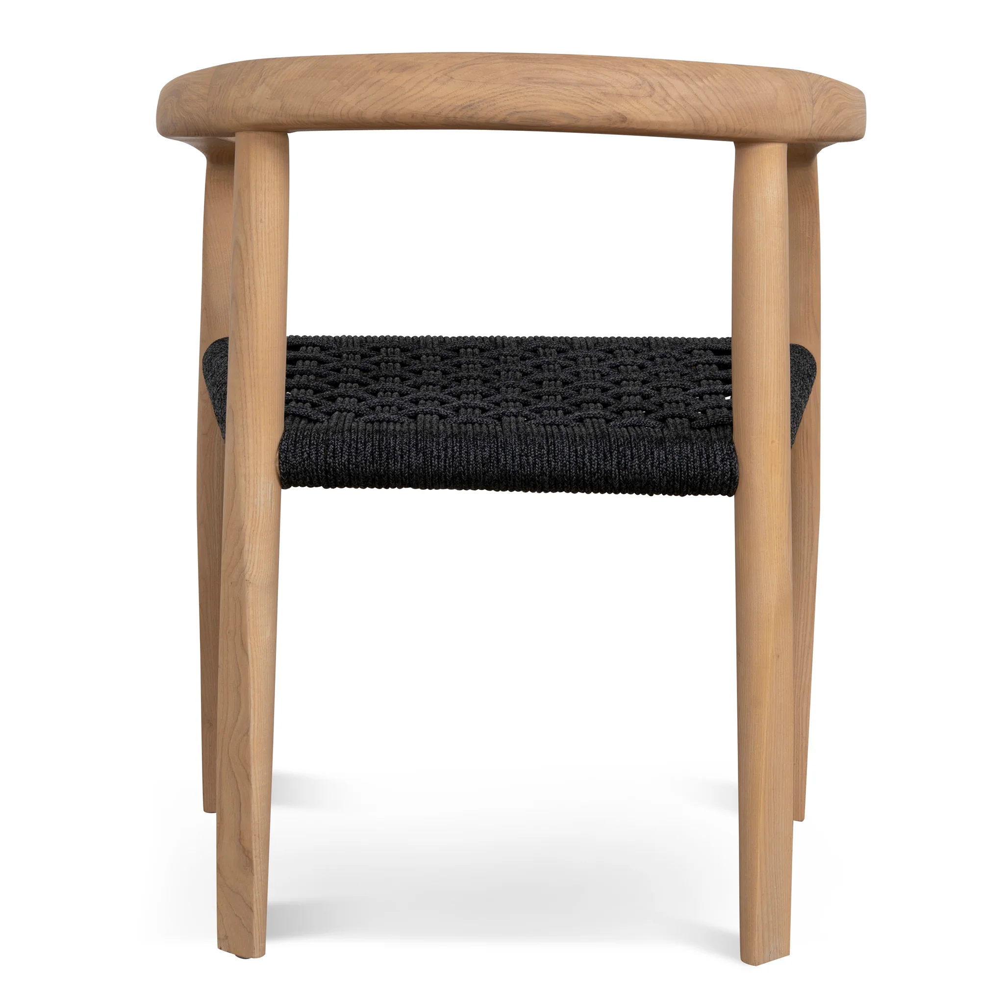 CDC10581-NX Natural Dining Chair - Naxos Charcoal Rope (Set of 2) - Image 6