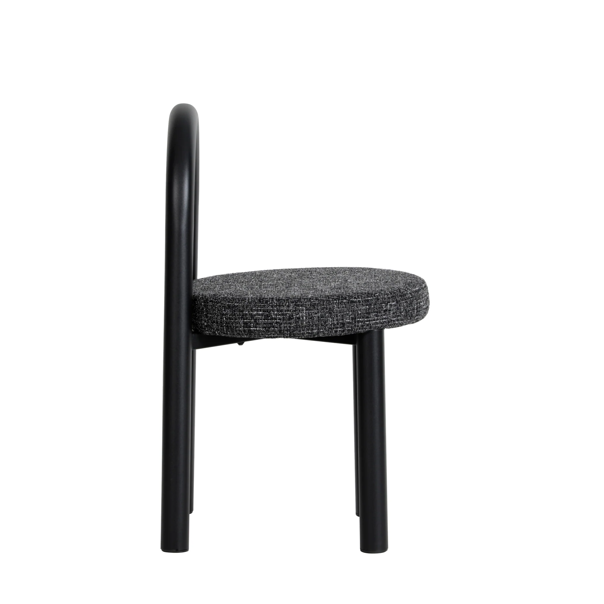 CDC12015-FH Black Dining Chair - Field Charcoal (Set of 2) - Image 3