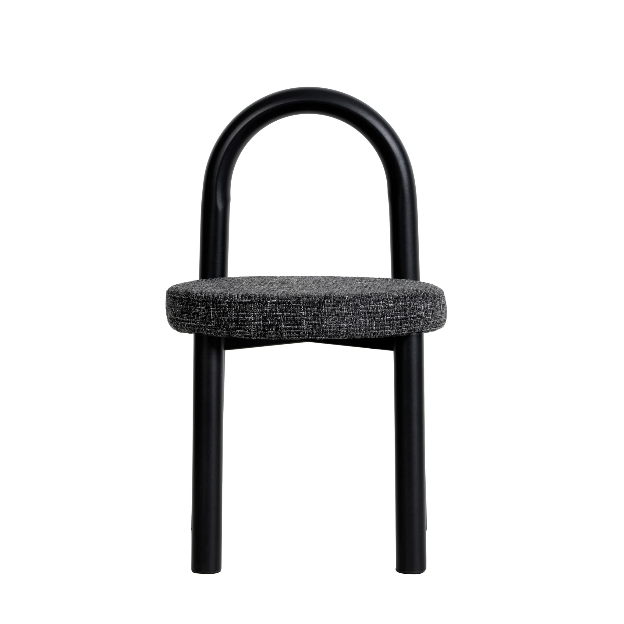 CDC12015-FH Black Dining Chair - Field Charcoal (Set of 2) - Image 4