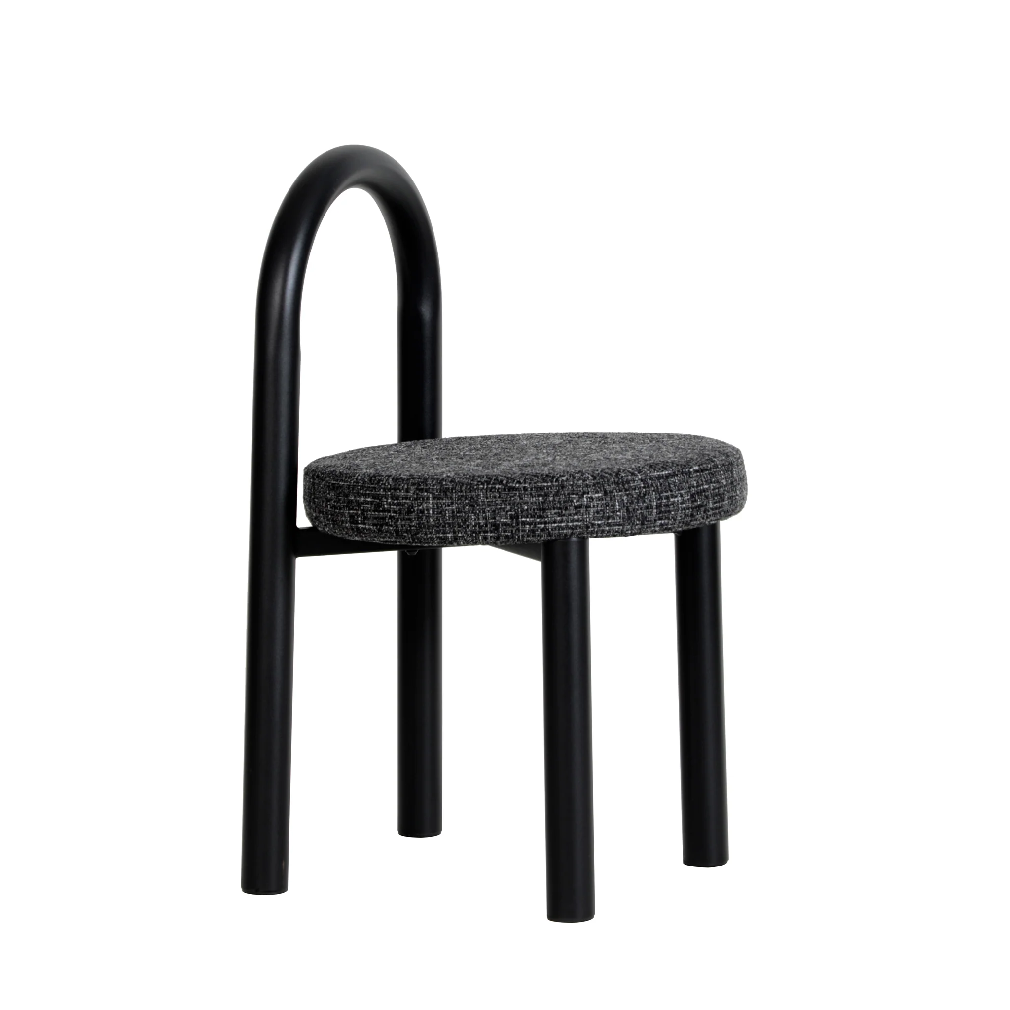 CDC12015-FH Black Dining Chair - Field Charcoal (Set of 2) - Image 5
