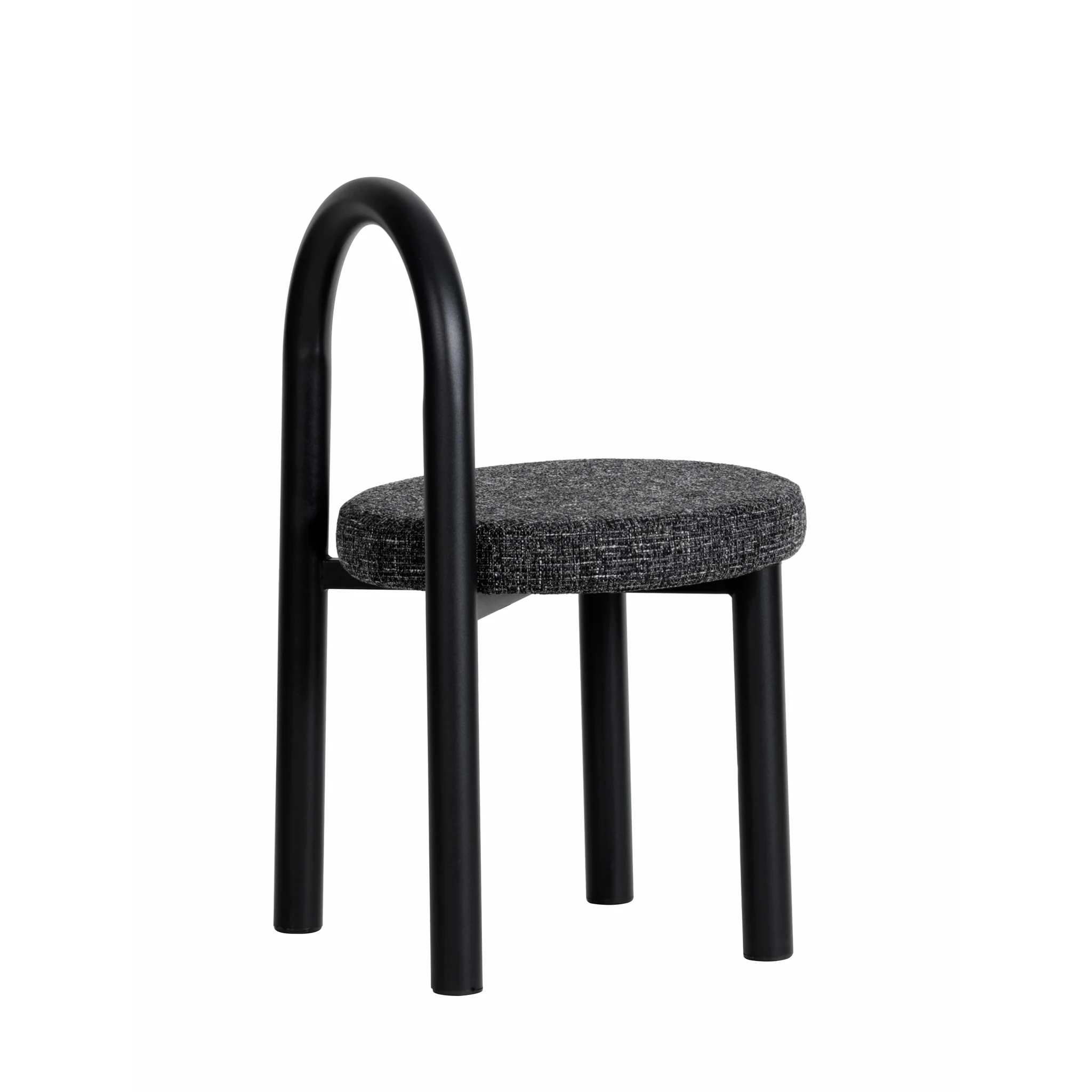 CDC12015-FH Black Dining Chair - Field Charcoal (Set of 2) - Image 6