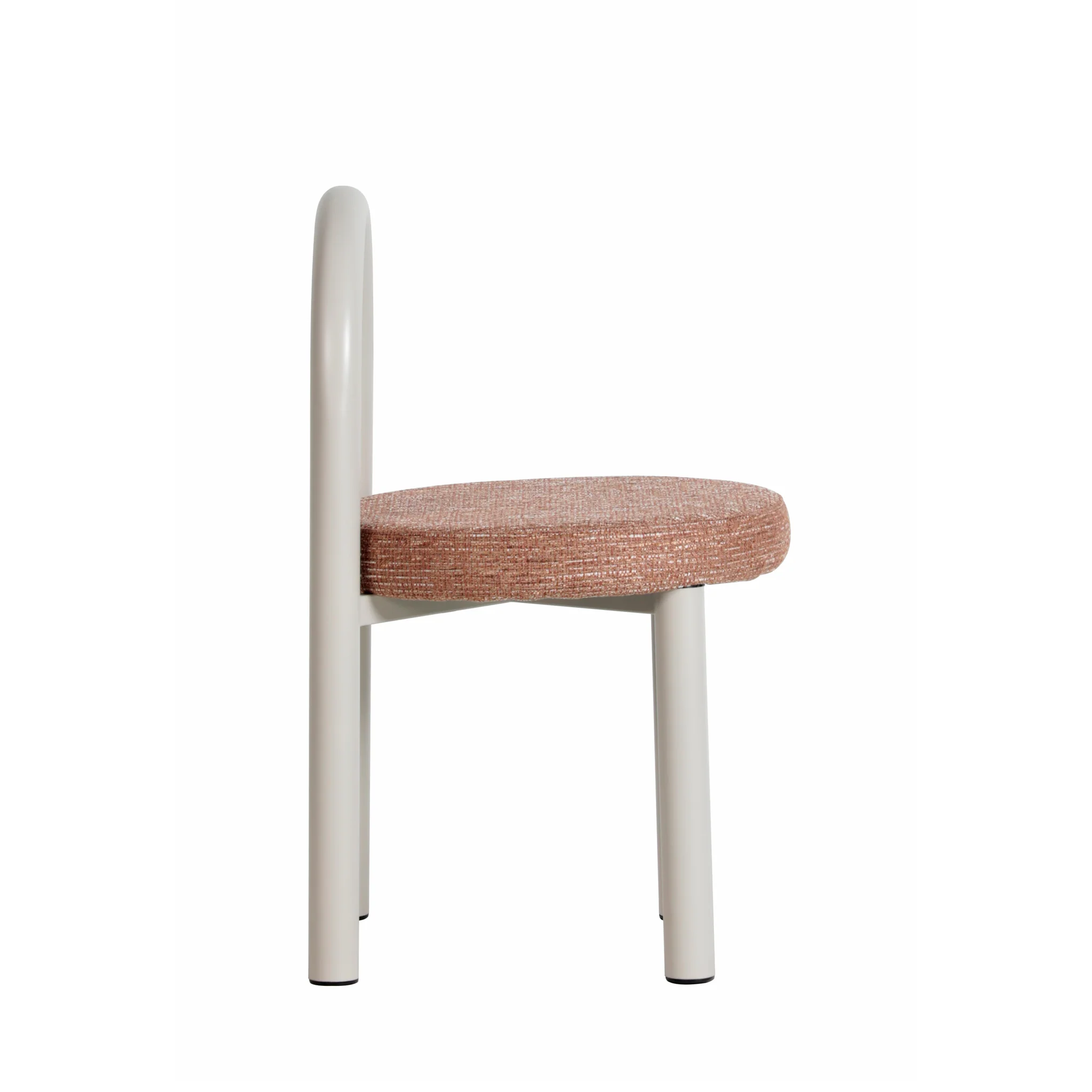 CDC12016-FH Light Grey Dining Chair - Russet Brown (Set of 2) - Image 3