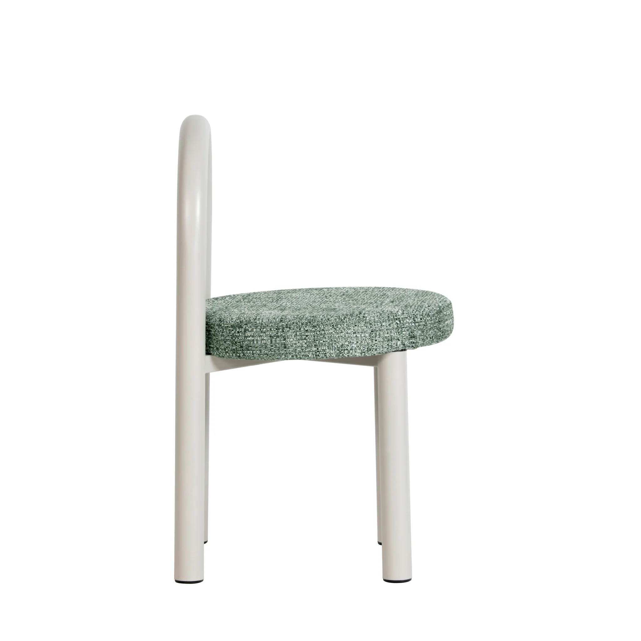 CDC12017-FH Light Grey Dining Chair - Spring Green (Set of 2) - Image 3