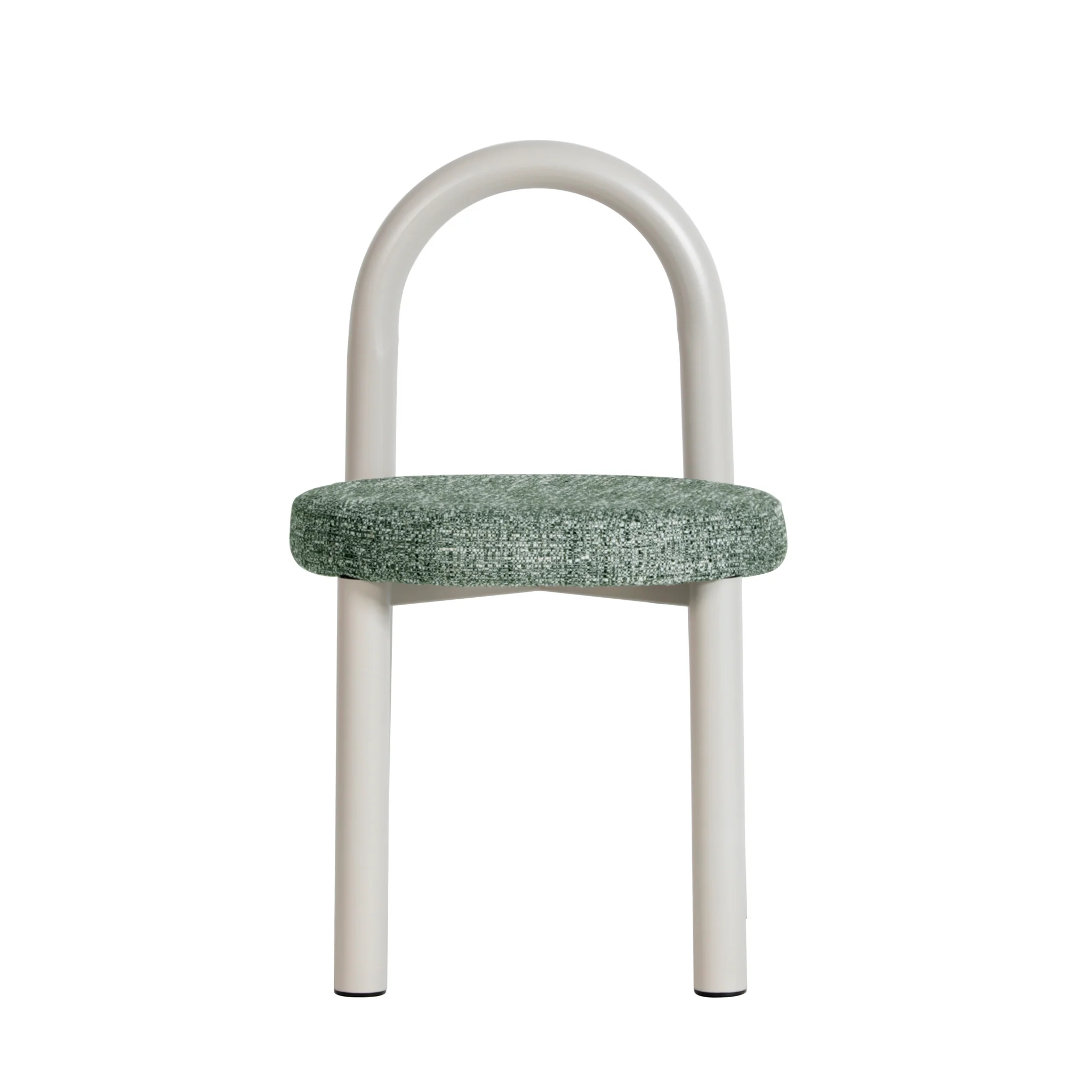 CDC12017-FH Light Grey Dining Chair - Spring Green (Set of 2) - Image 4