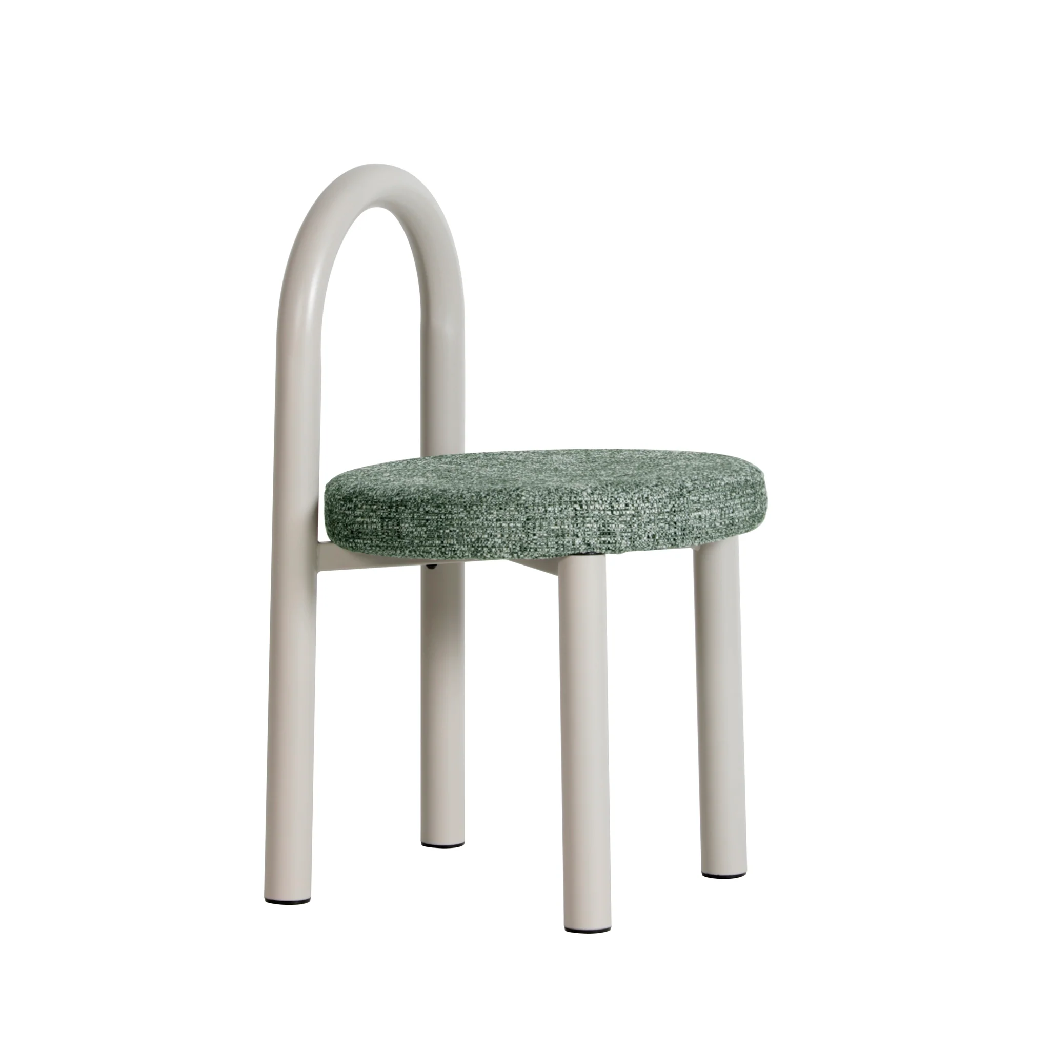 CDC12017-FH Light Grey Dining Chair - Spring Green (Set of 2) - Image 5