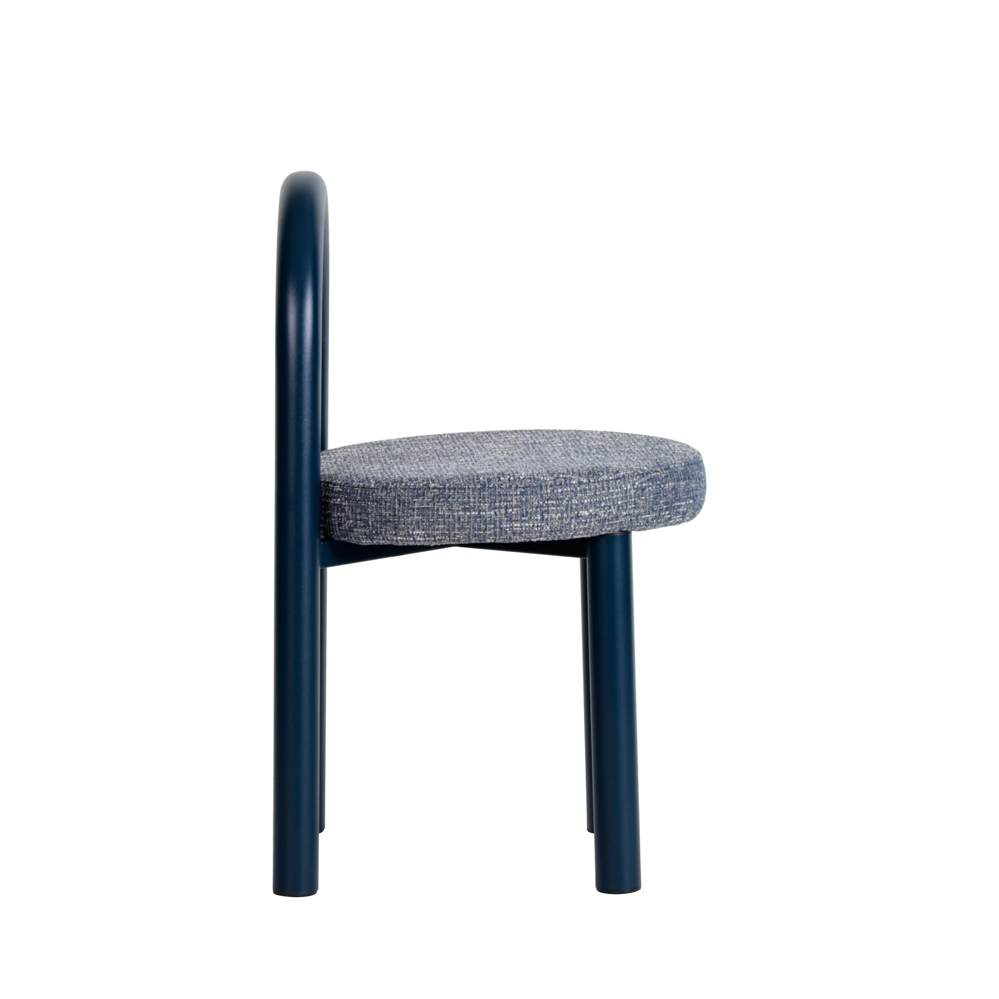 CDC12018-FH Navy Dining Chair - Prussian Blue (Set of 2) - Image 3