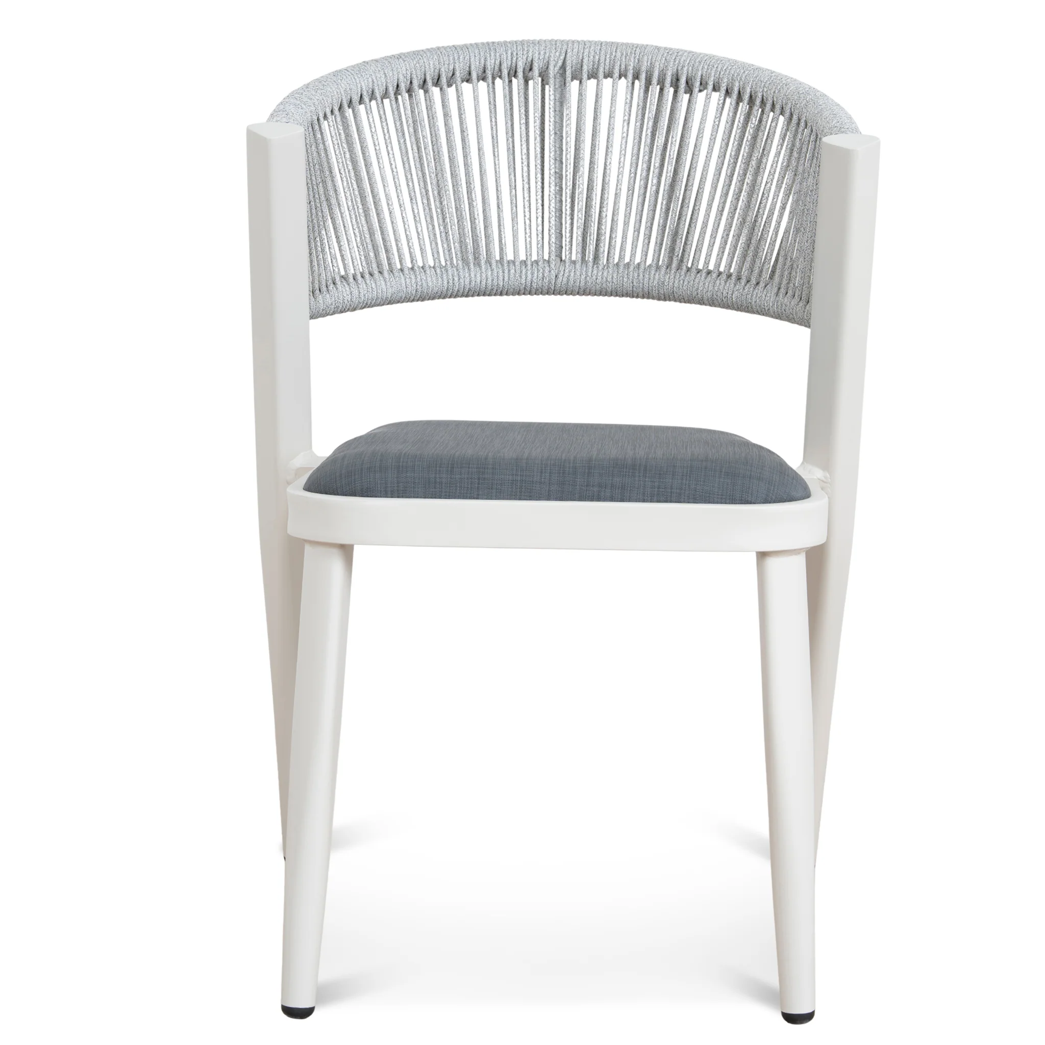 CDC12049-ID Sand White Outdoor Dining Chair - Grey (Set of 2) - Image 2