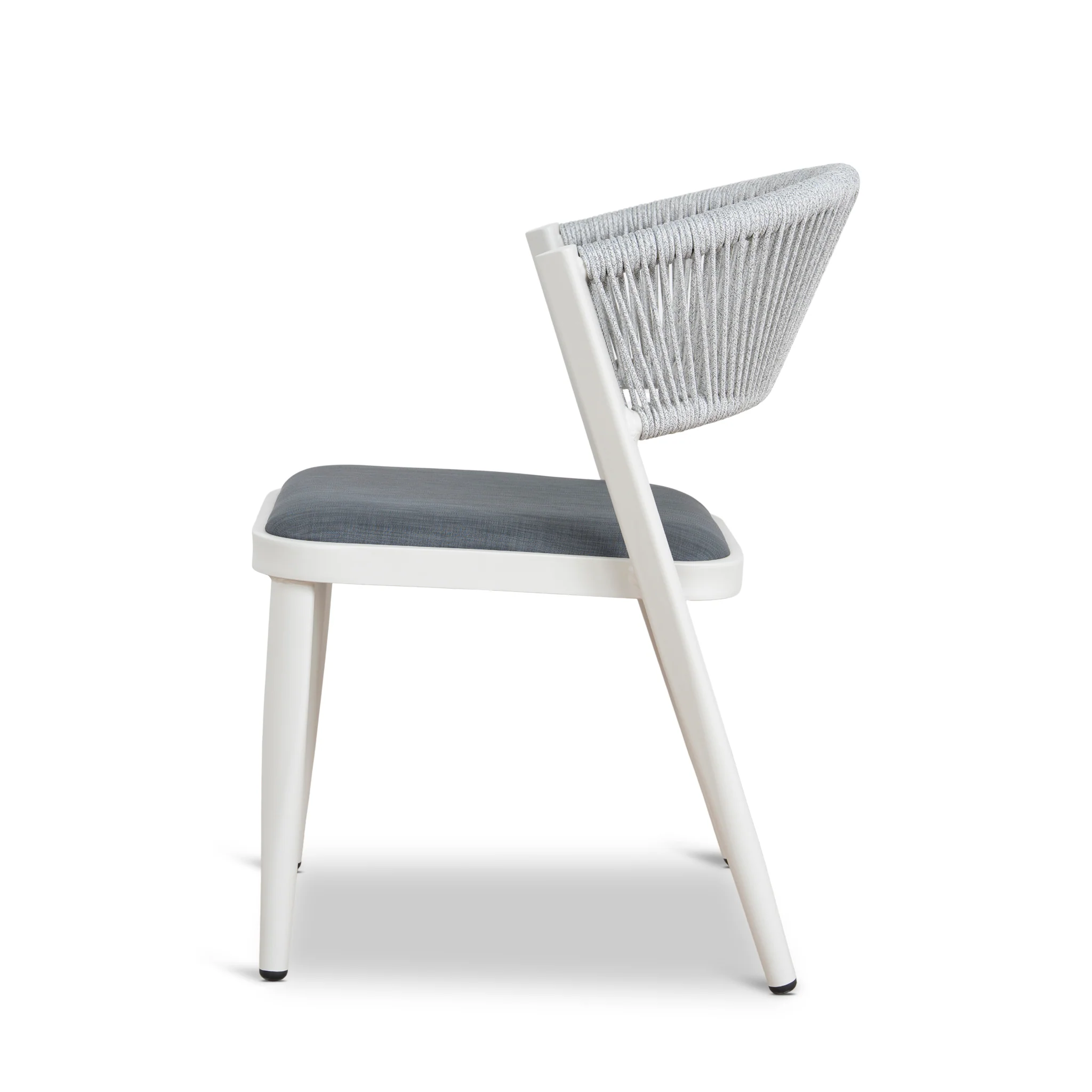 CDC12049-ID Sand White Outdoor Dining Chair - Grey (Set of 2) - Image 4