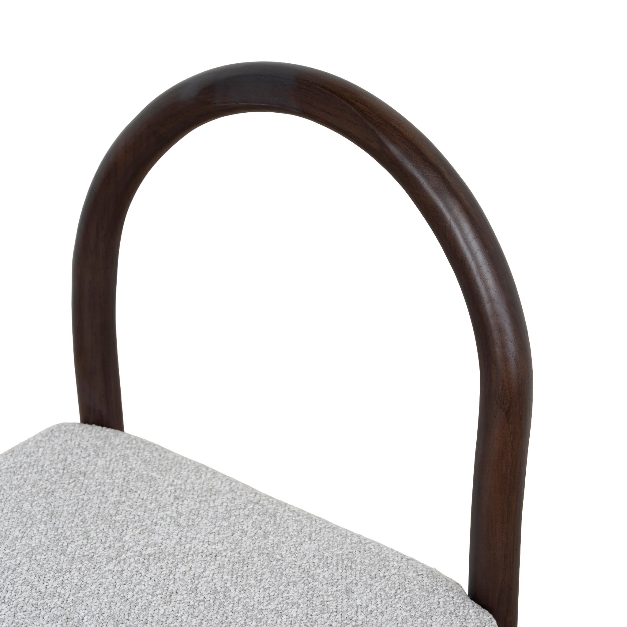 CDC12107-LJ Brown Dining Chair - Clay Grey (Set of 2) - Image 11