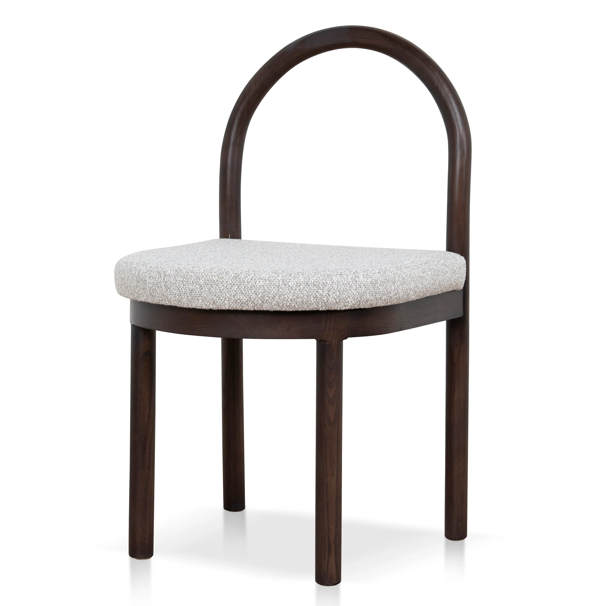CDC12107-LJ Brown Dining Chair - Clay Grey (Set of 2) - Image 3