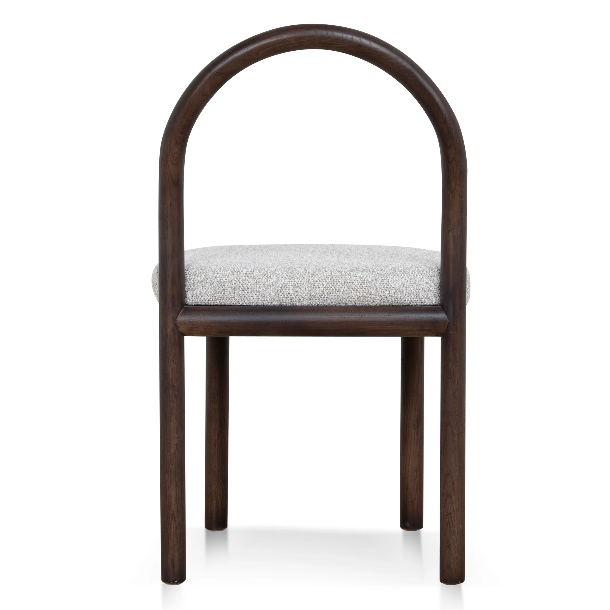 CDC12107-LJ Brown Dining Chair - Clay Grey (Set of 2) - Image 6