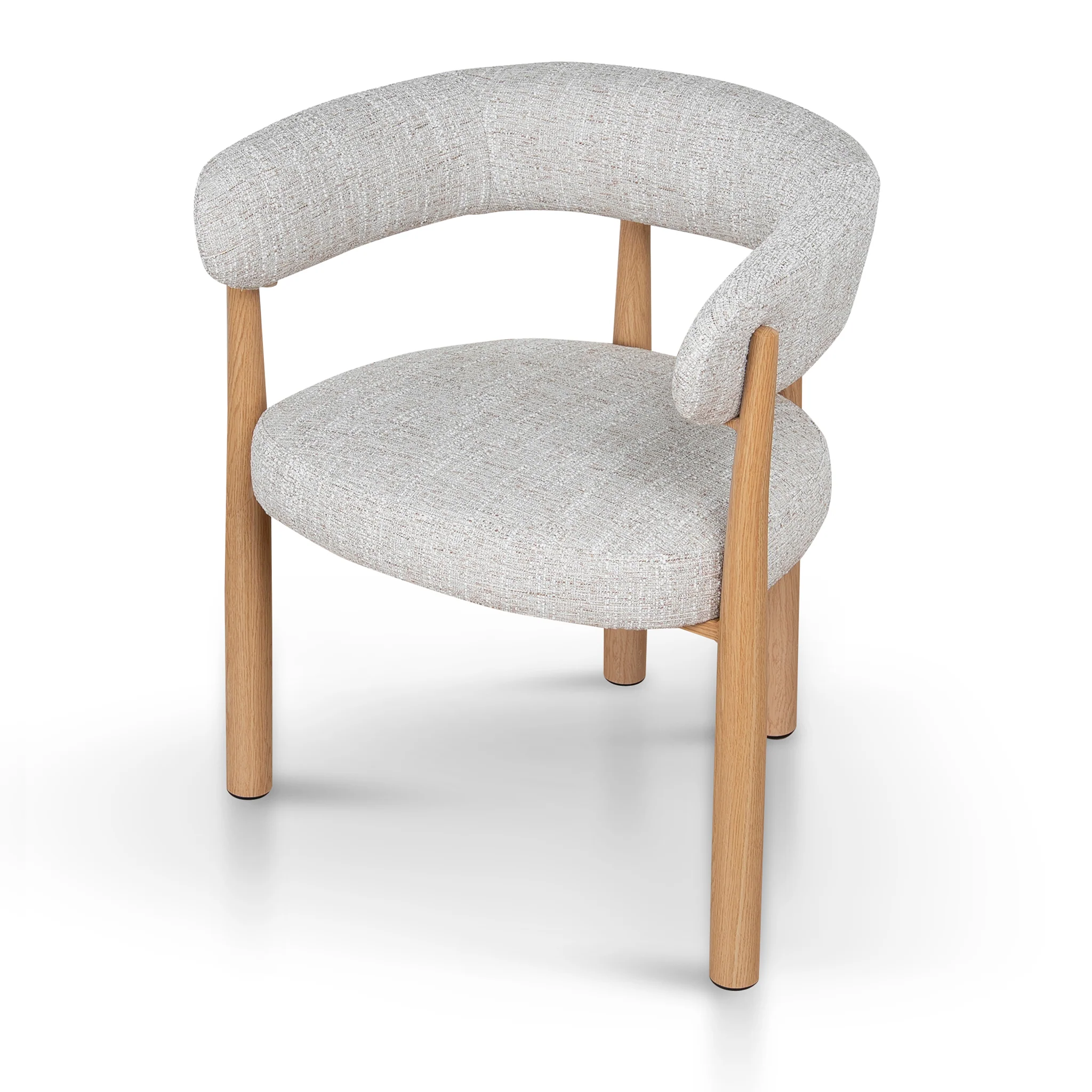CDC12444-CI Natural Dining Chair - Kalunfu Beige (Set of 2) - Image 7