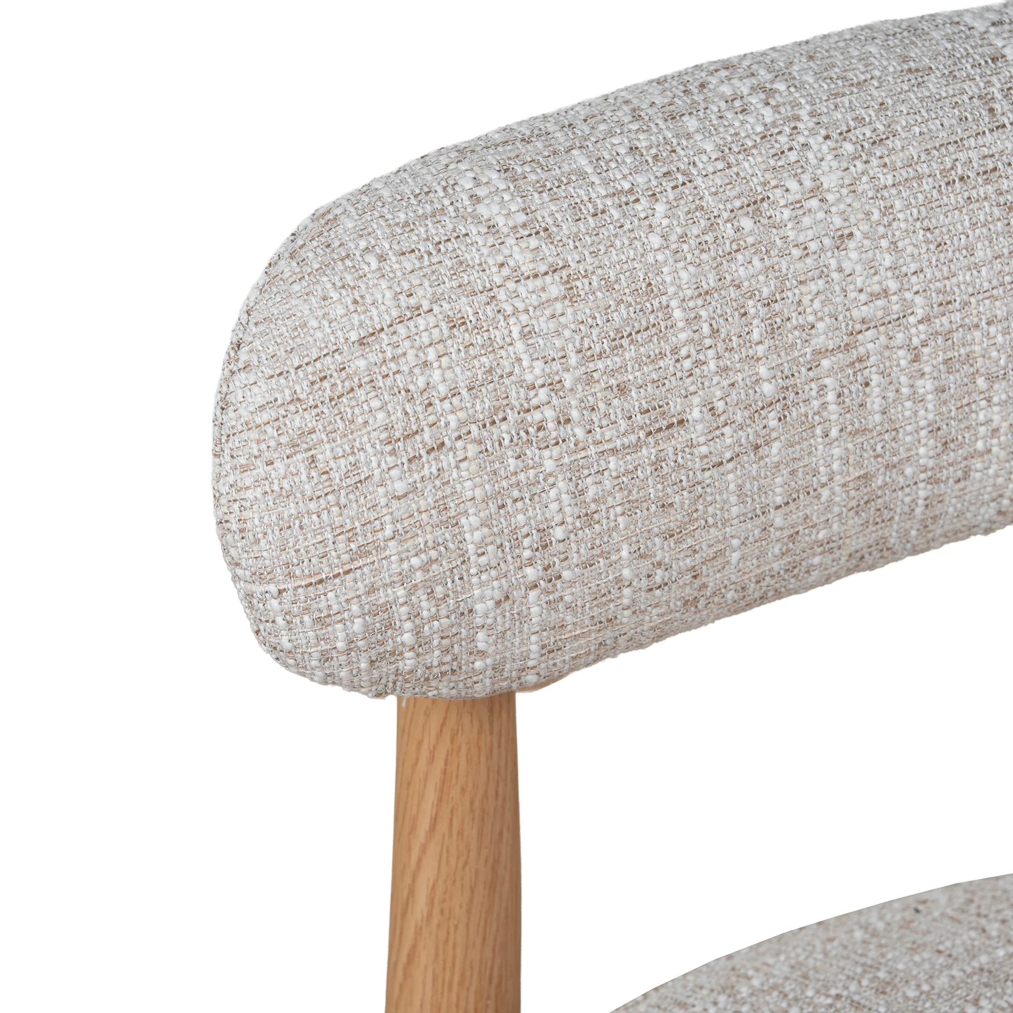 CDC12444-CI Natural Dining Chair - Kalunfu Beige (Set of 2) - Image 8