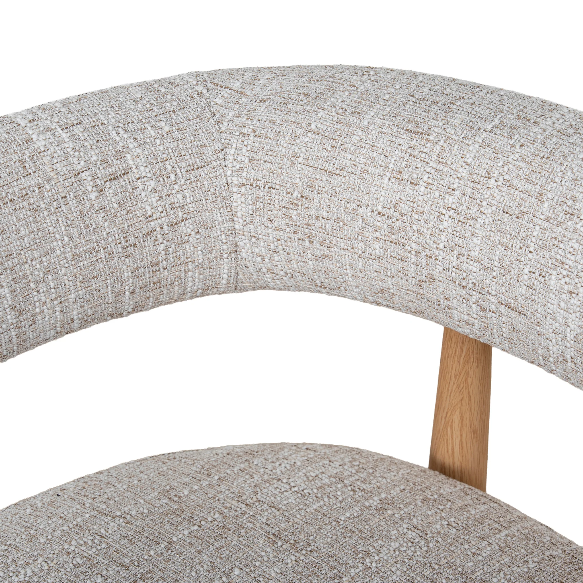 CDC12444-CI Natural Dining Chair - Kalunfu Beige (Set of 2) - Image 9