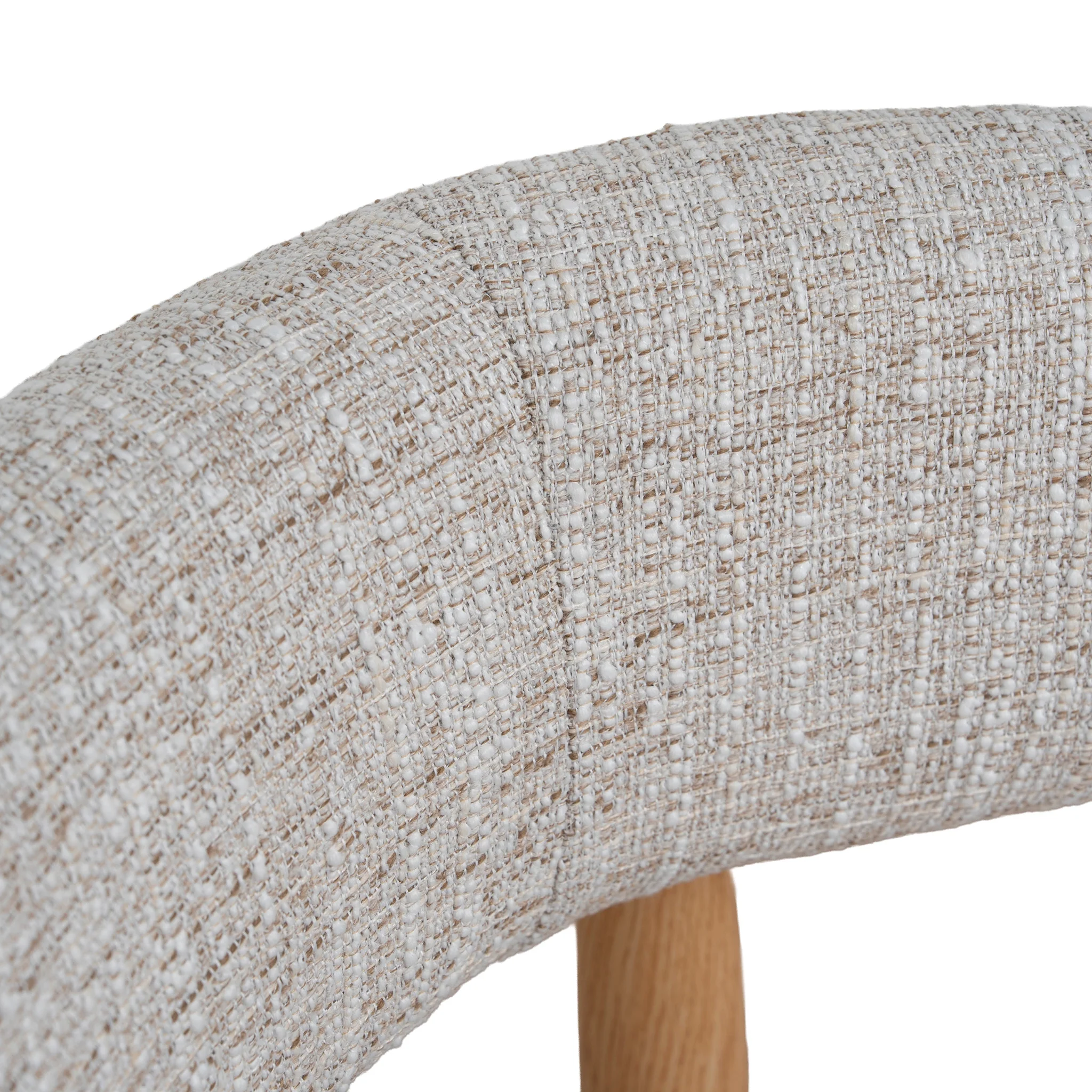 CDC12445-CI Natural Dining Chair - Pale Beige (Set of 2) - Image 12