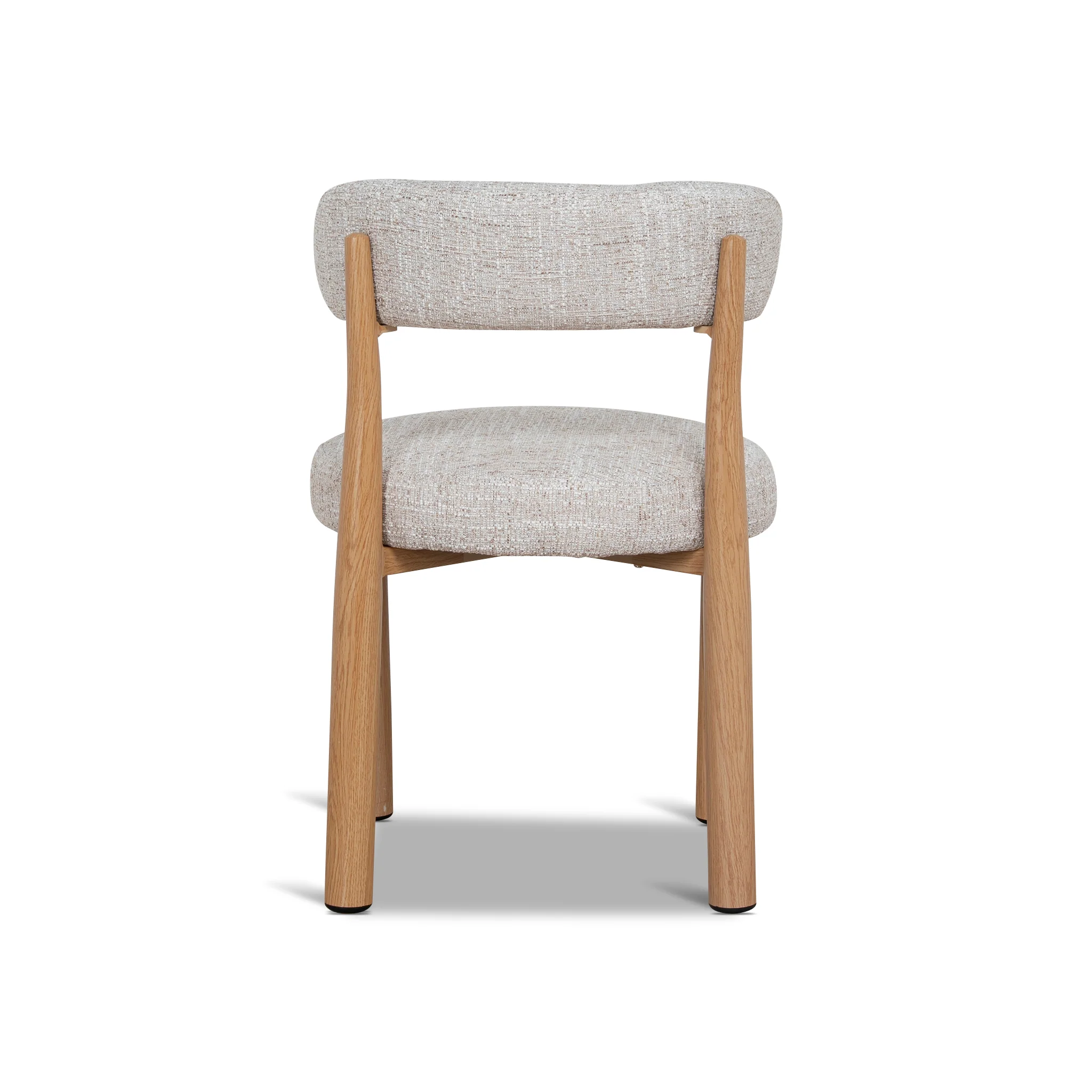 CDC12445-CI Natural Dining Chair - Pale Beige (Set of 2) - Image 6