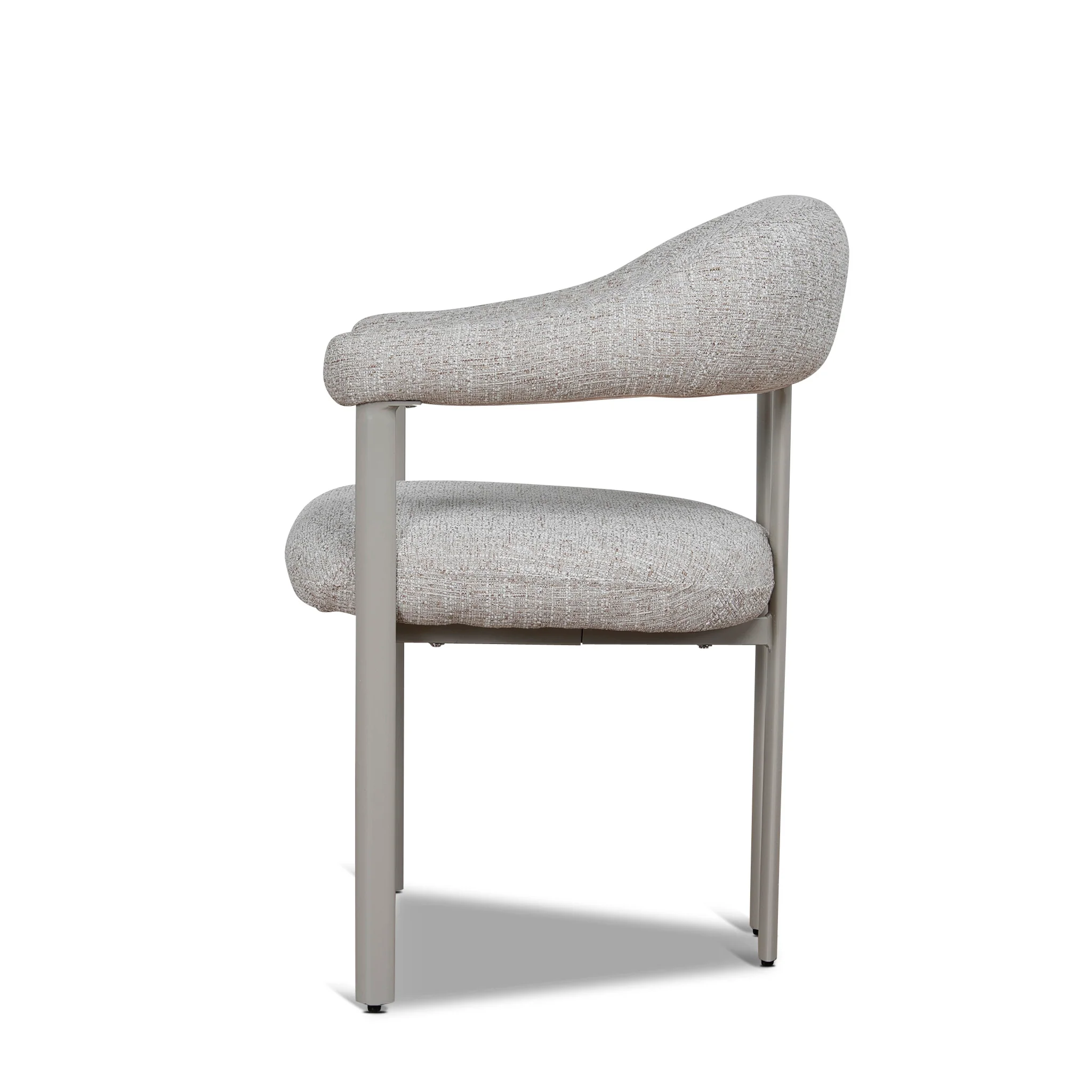 CDC12453-CI Cream Dining Chair - Pale Beige (Set of 2) - Image 4