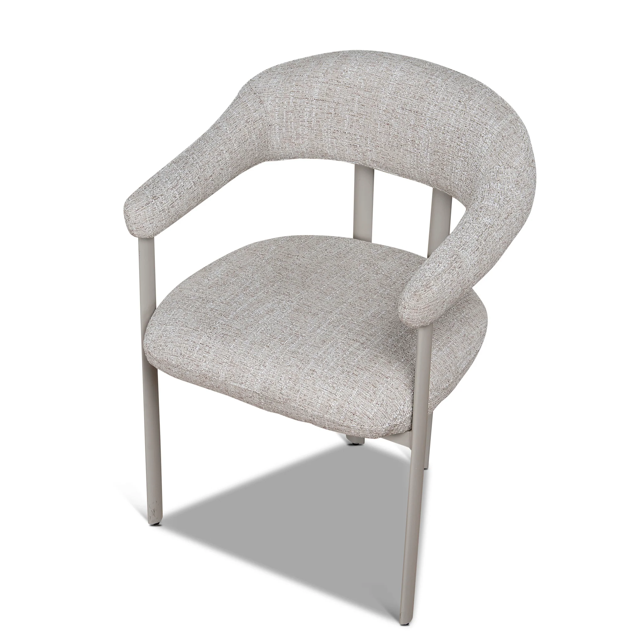 CDC12453-CI Cream Dining Chair - Pale Beige (Set of 2) - Image 7