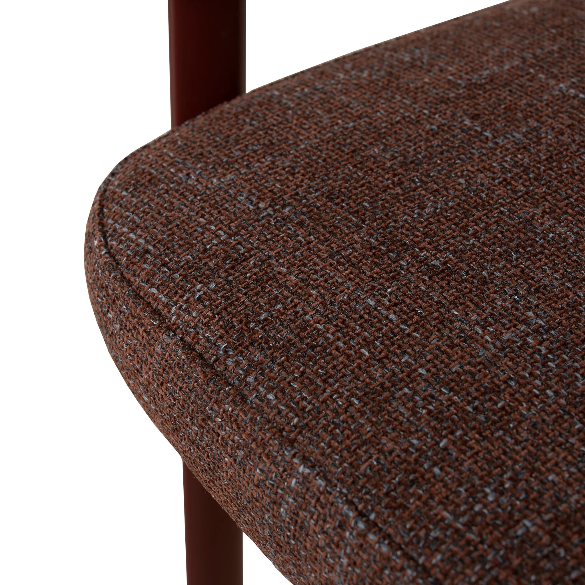 CDC12456-CI Dark Red Dining Chair - Moss Brown (Set of 2) - Image 11